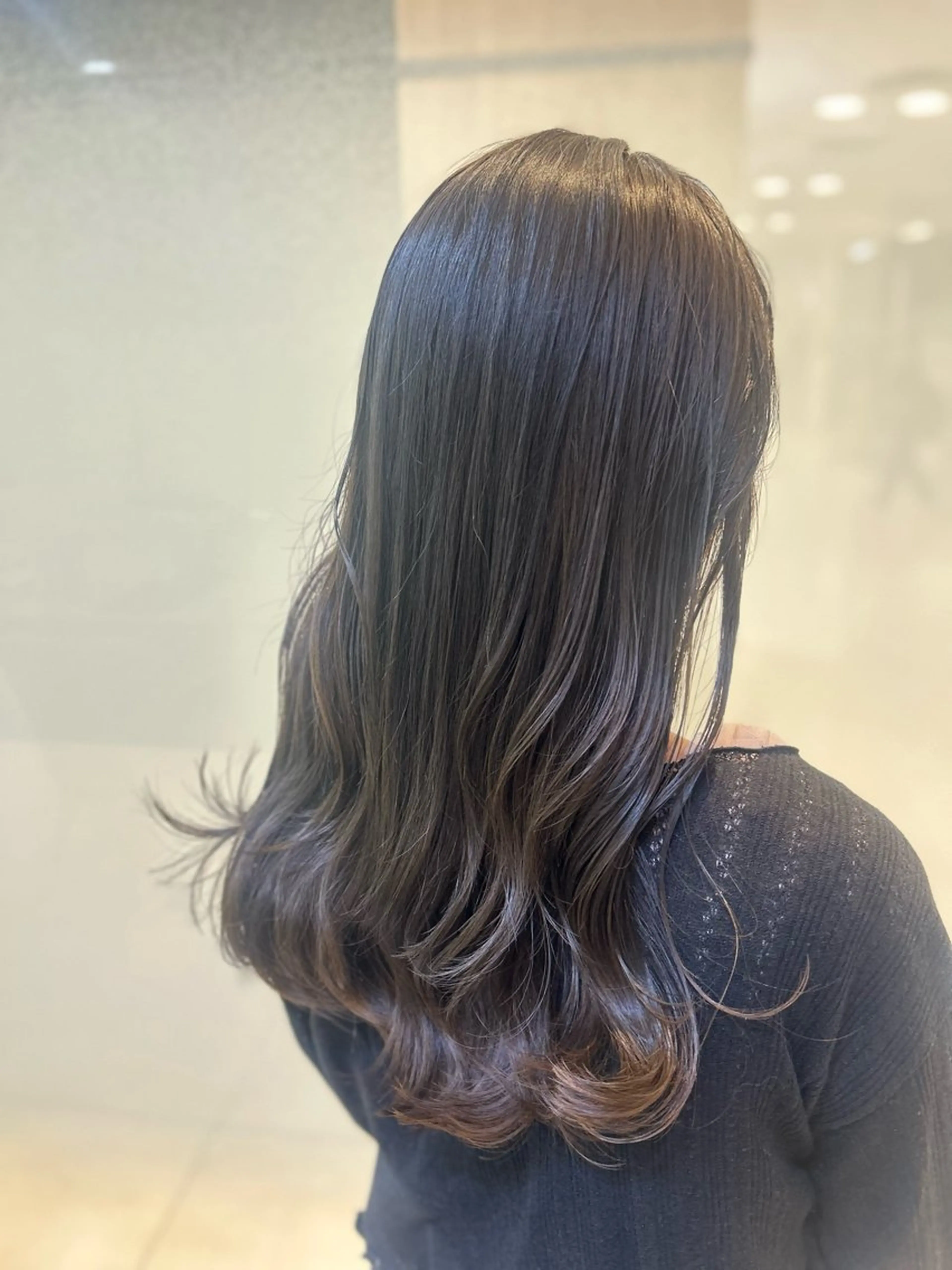 ロング カラー 縮毛矯正/髪質改善/ 艶髪ササキナツミのヘアスタイル