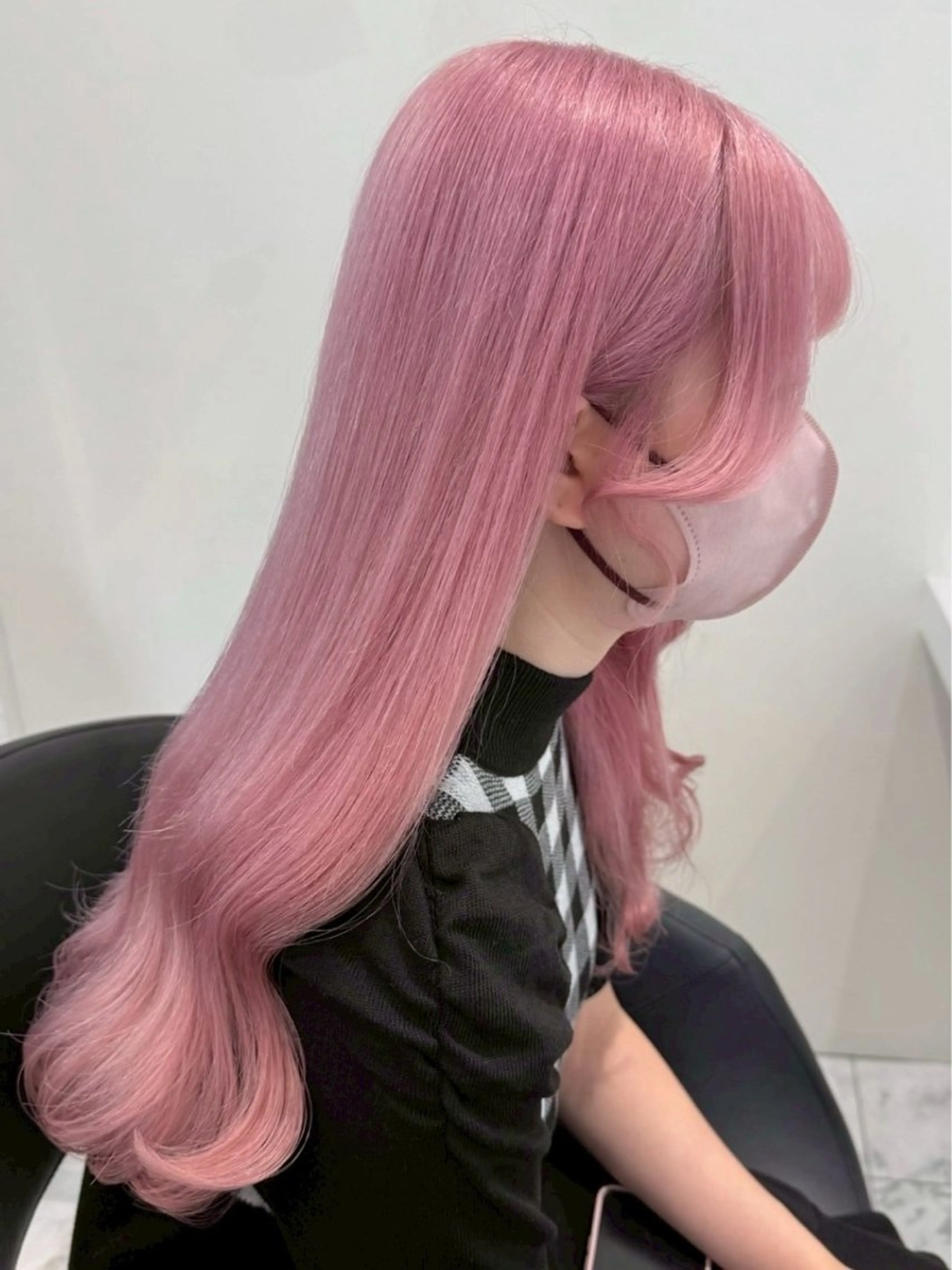 ロング カラー ブリーチ 表参道/ブリーチ/ みずは🎀のヘアスタイル