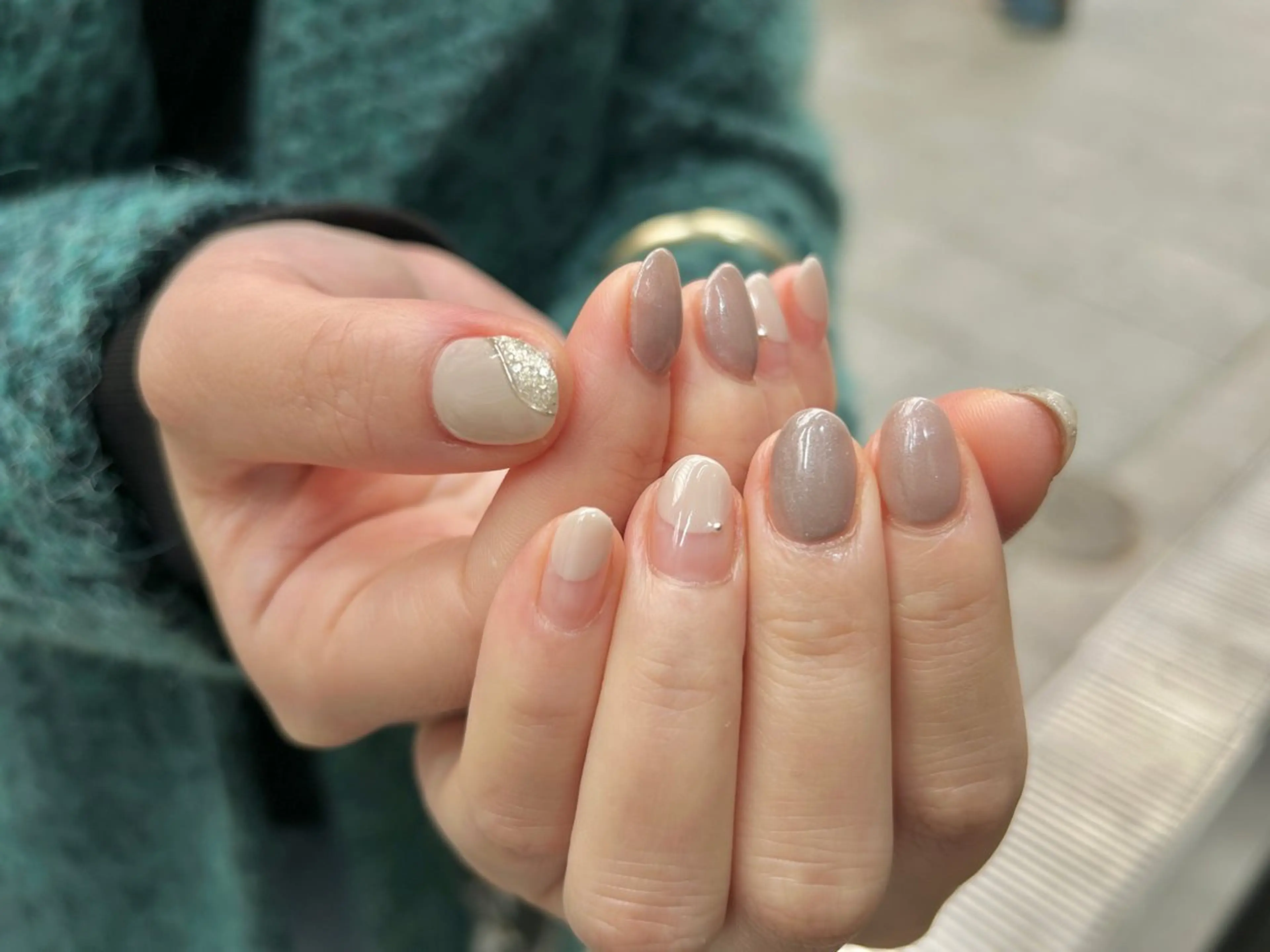 ネイル ハンドネイル calla/南森町/ パラジェルのネイルデザイン