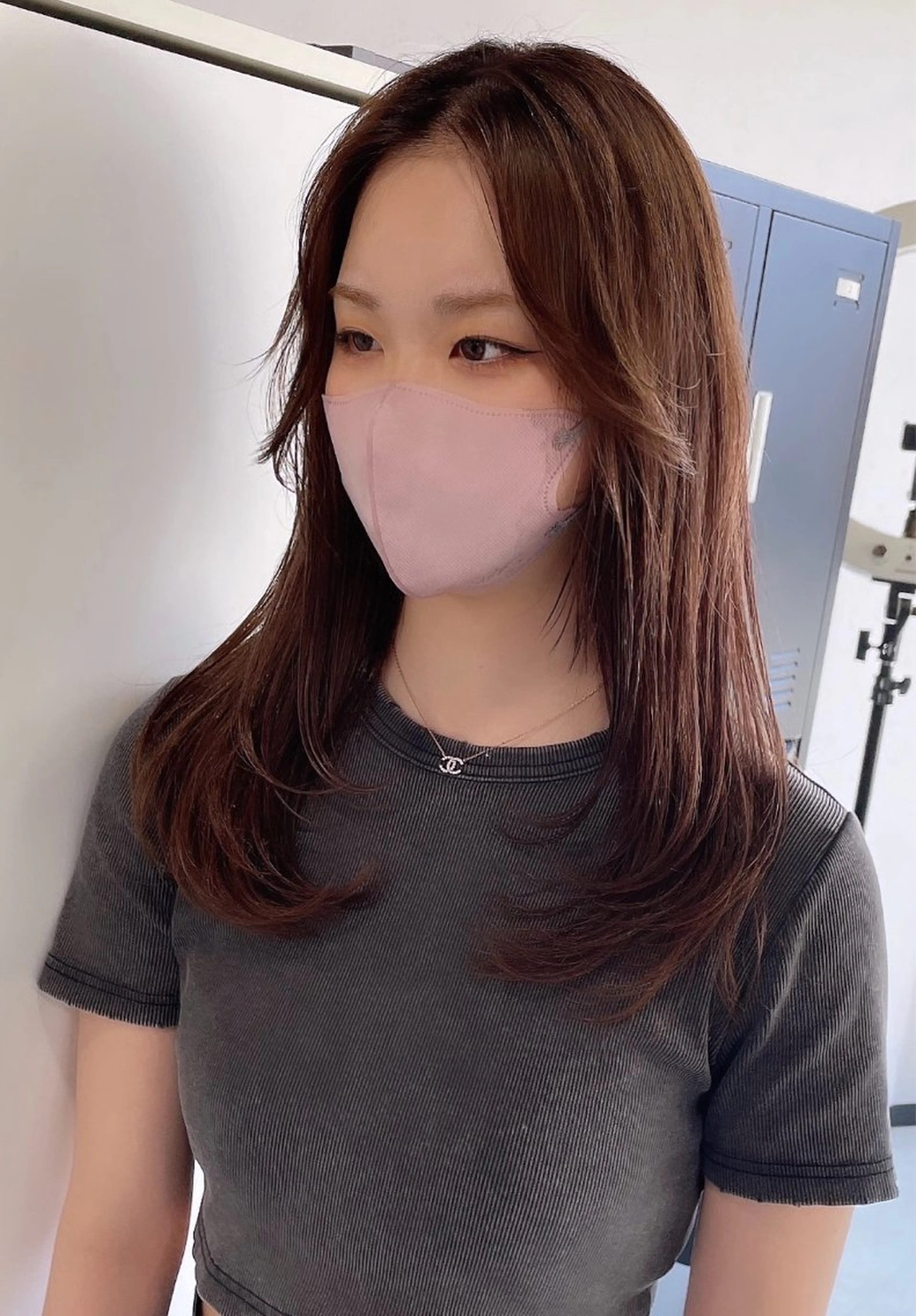 ロング モテるブラウンカラー の達人Tomoyaのヘアスタイル