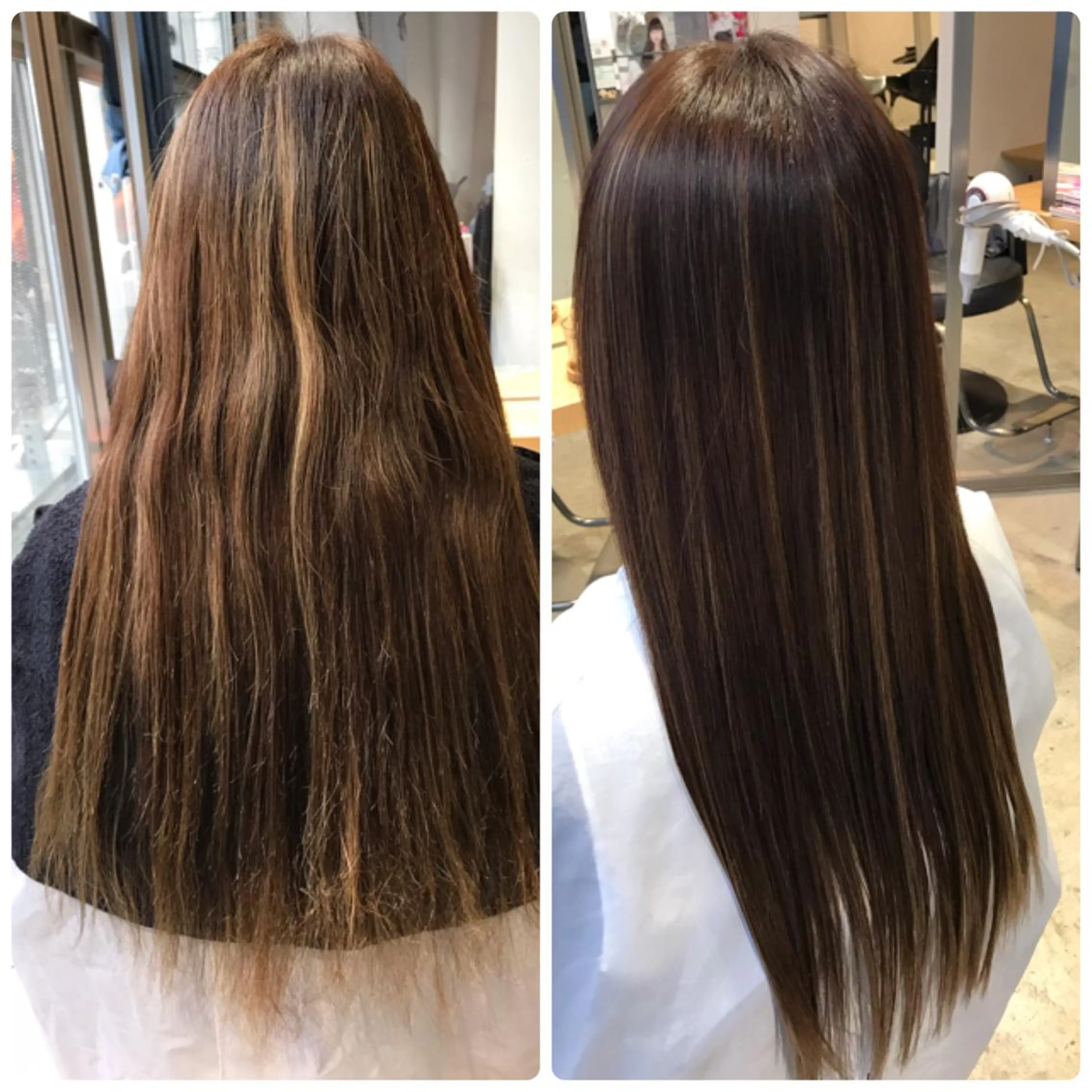 ロング パーマ 濱岡 恭子のヘアスタイル