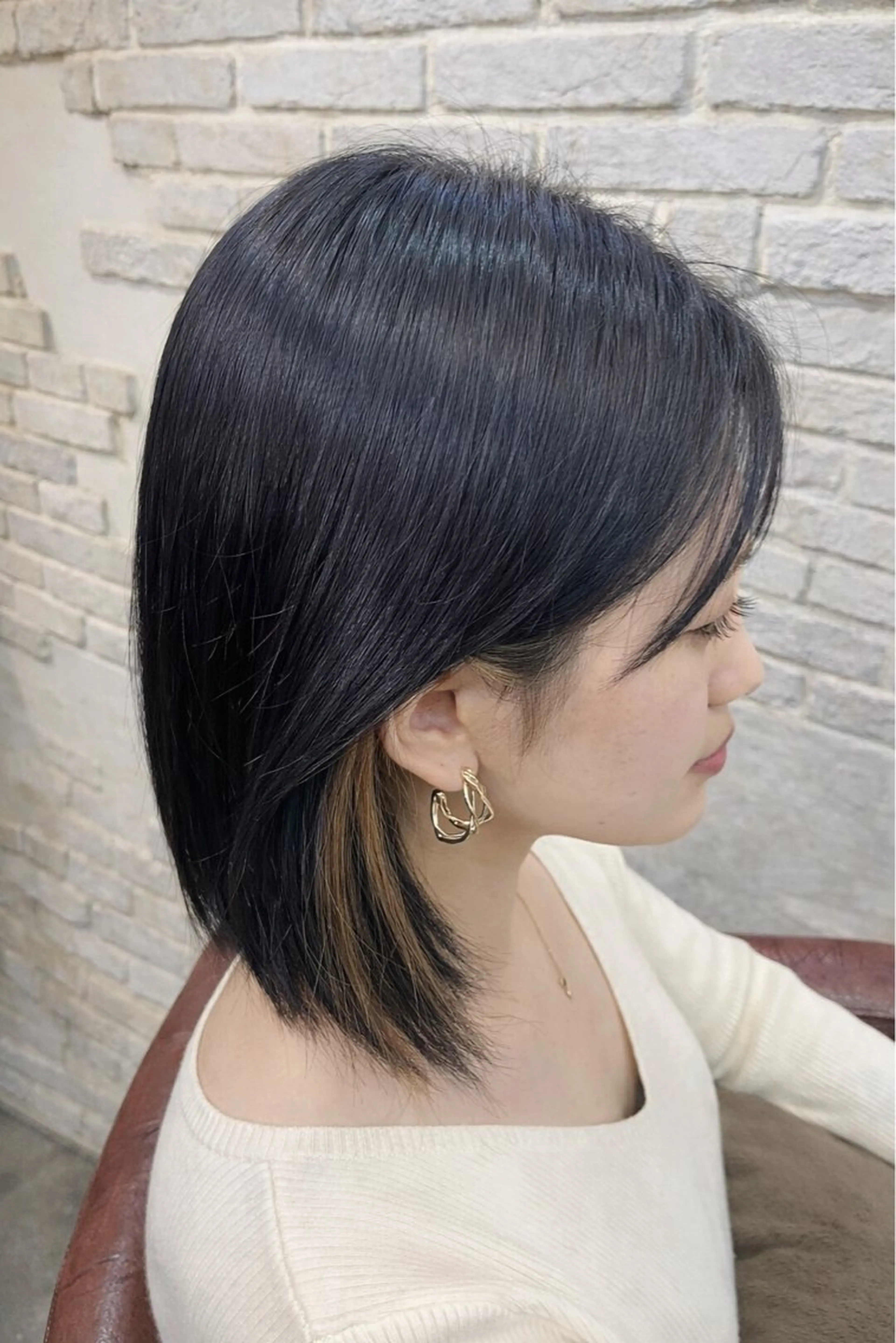 ミディアム カラー インナーカラー ボブ hairresort Ai 川越店のヘアスタイル