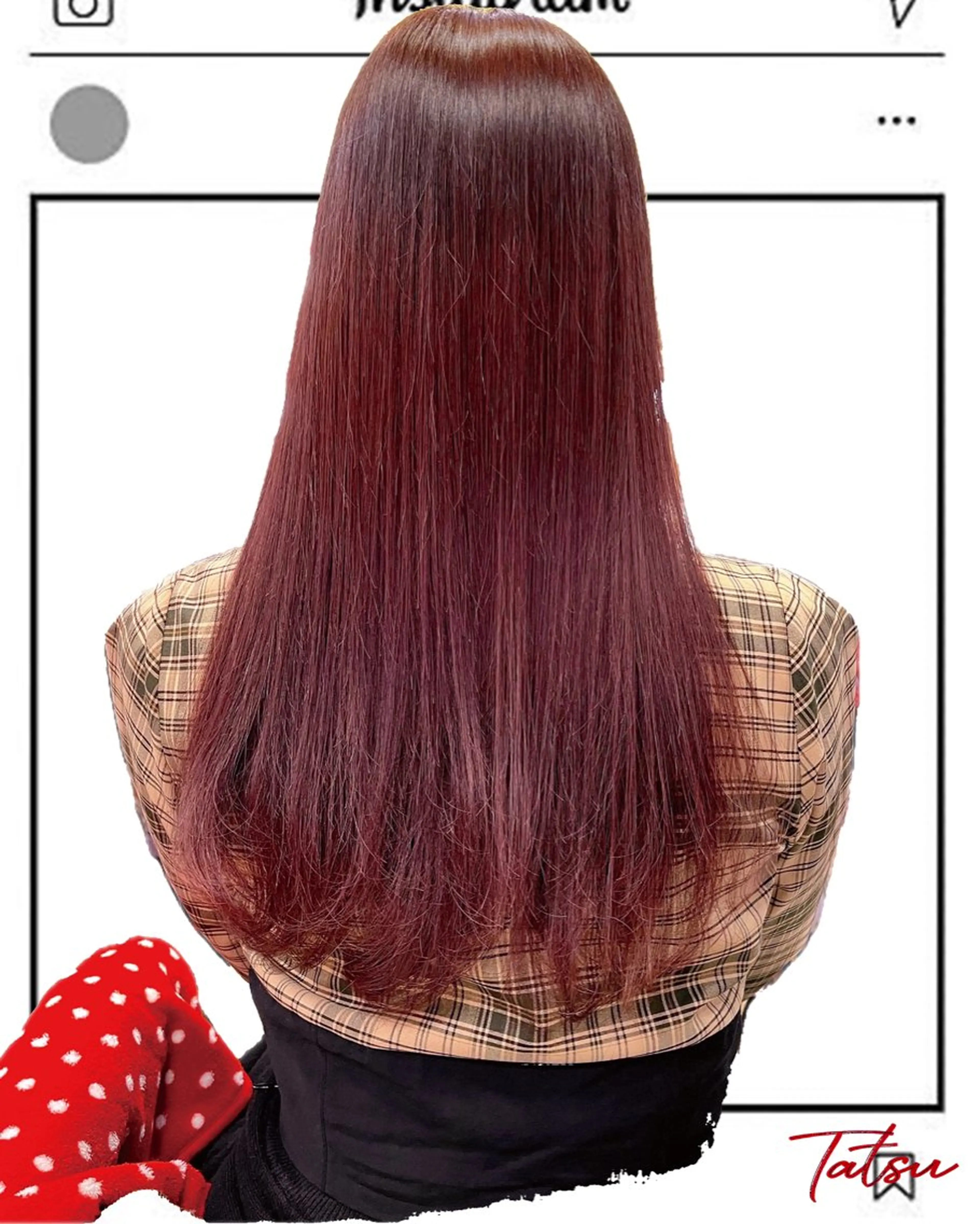 ロング カラー ヘアカラー トリートメント Tatsu/newi 大分 ハイトーンのヘアスタイル