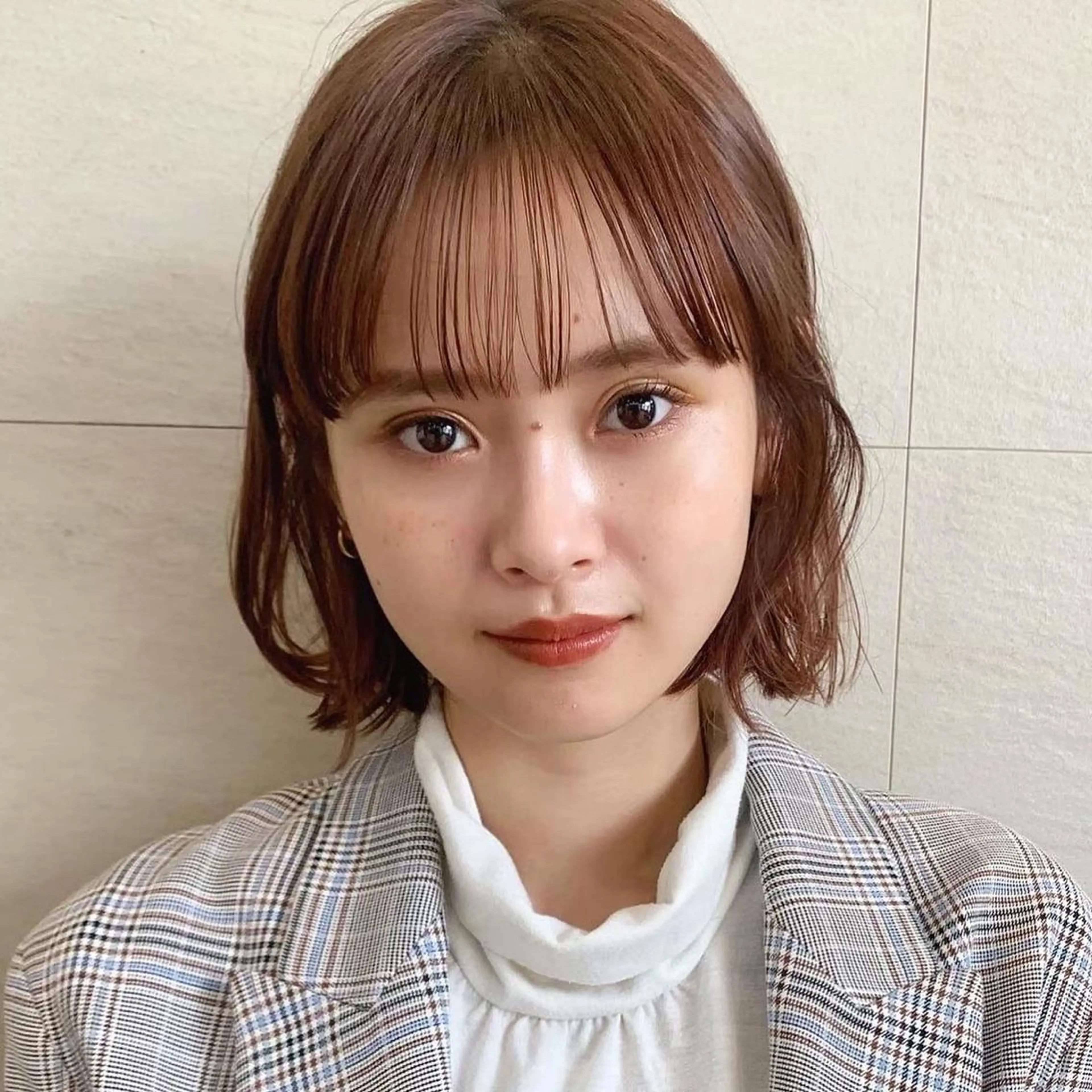 ショート カラー 🌱小顔ヘア/ボブ ミディアム/双葉🌱のヘアスタイル