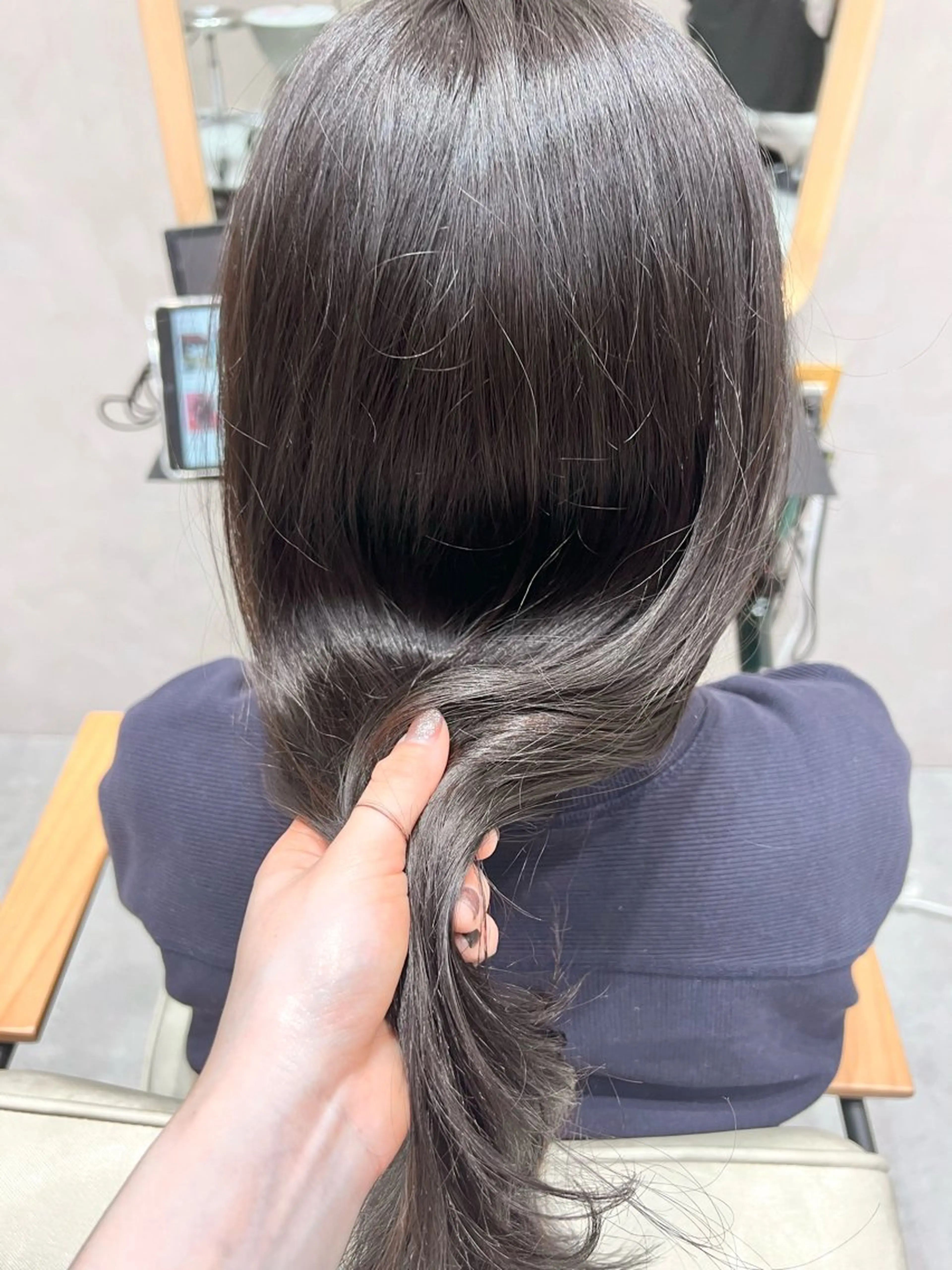 ロング カラー 透明感カラー 透明感/ベージュ /kazui🐈のヘアスタイル