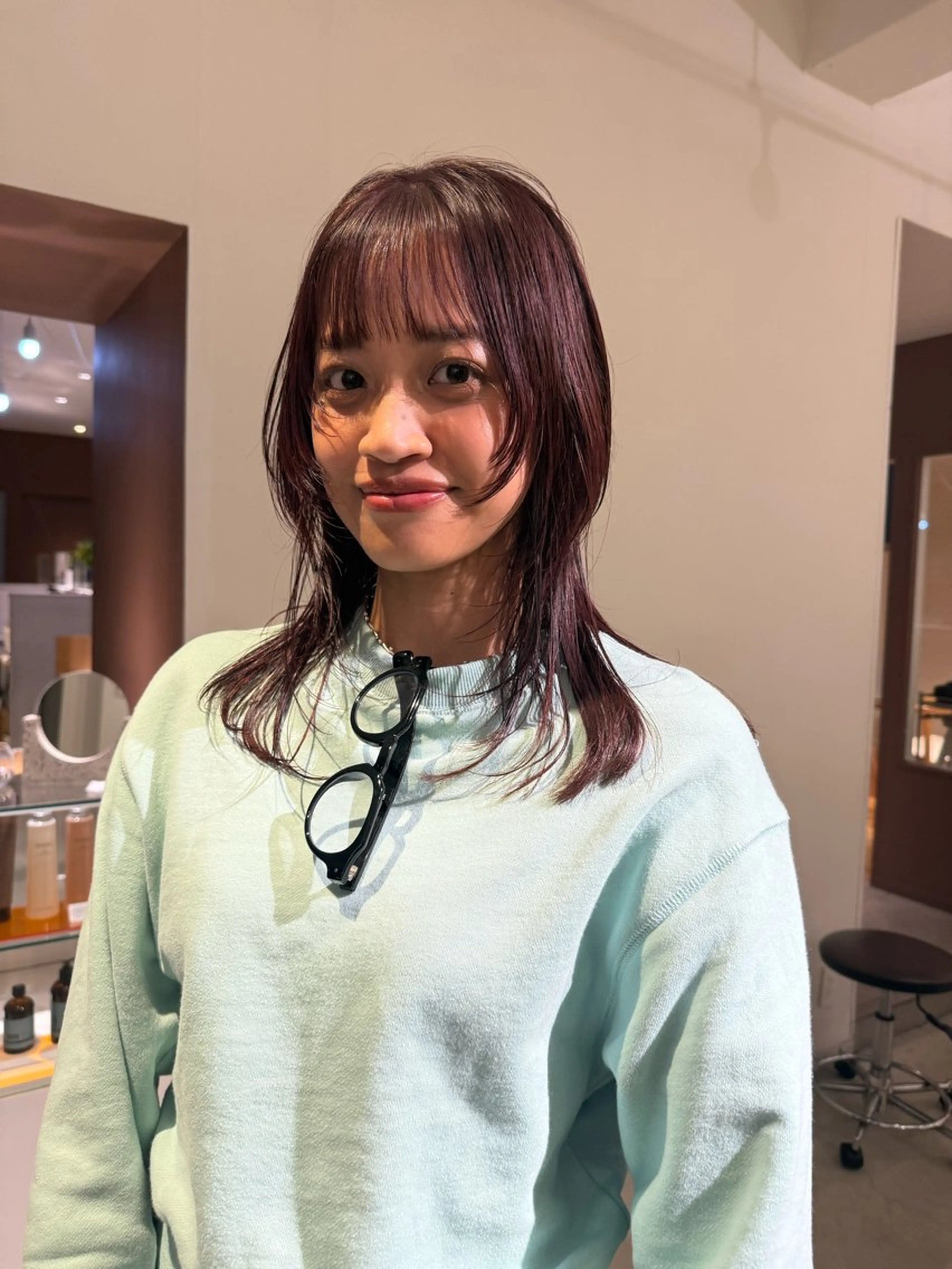 カラー 南部 綾音のヘアスタイル