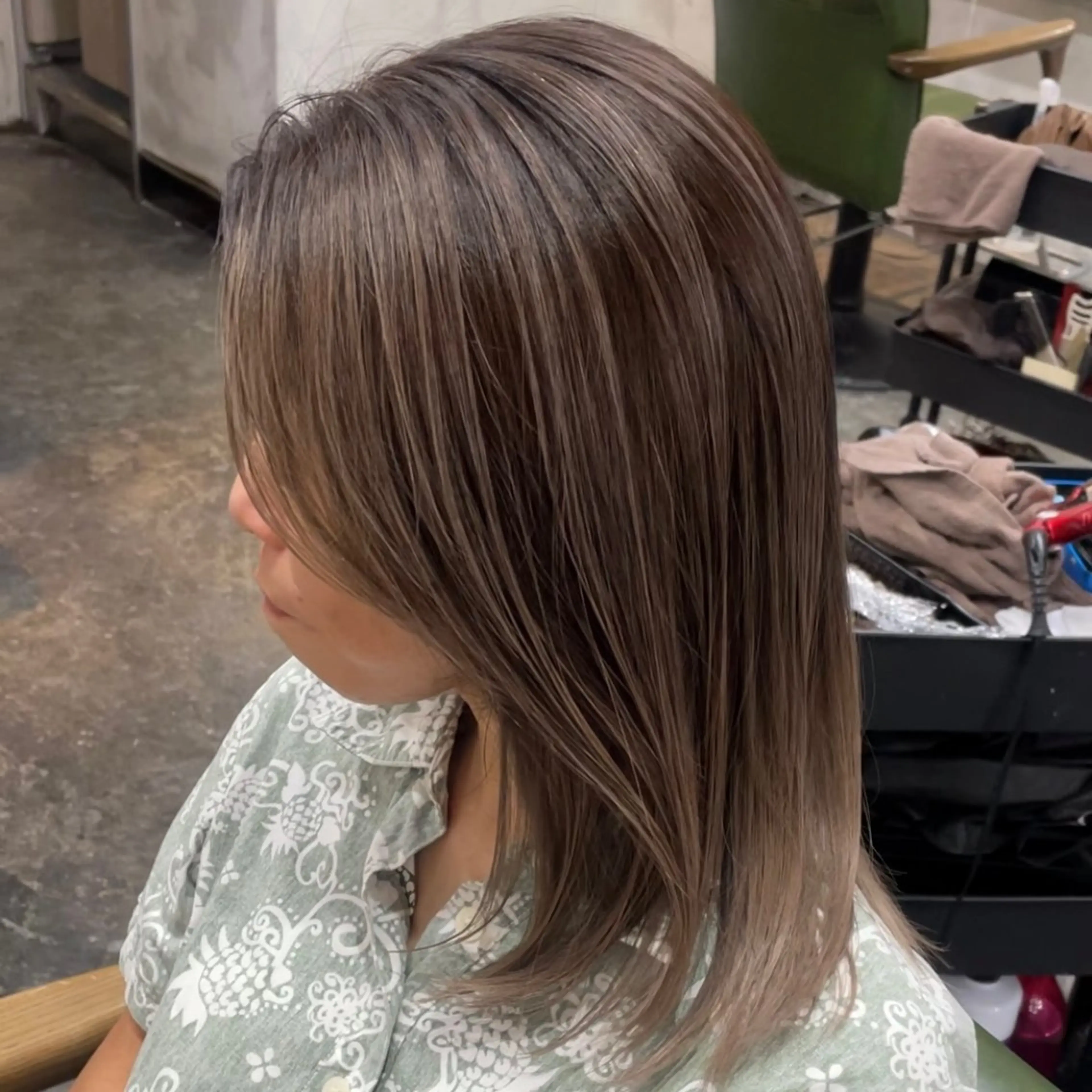 セミロング 💎桑原勇志/ ショート/ハイトーンのヘアスタイル