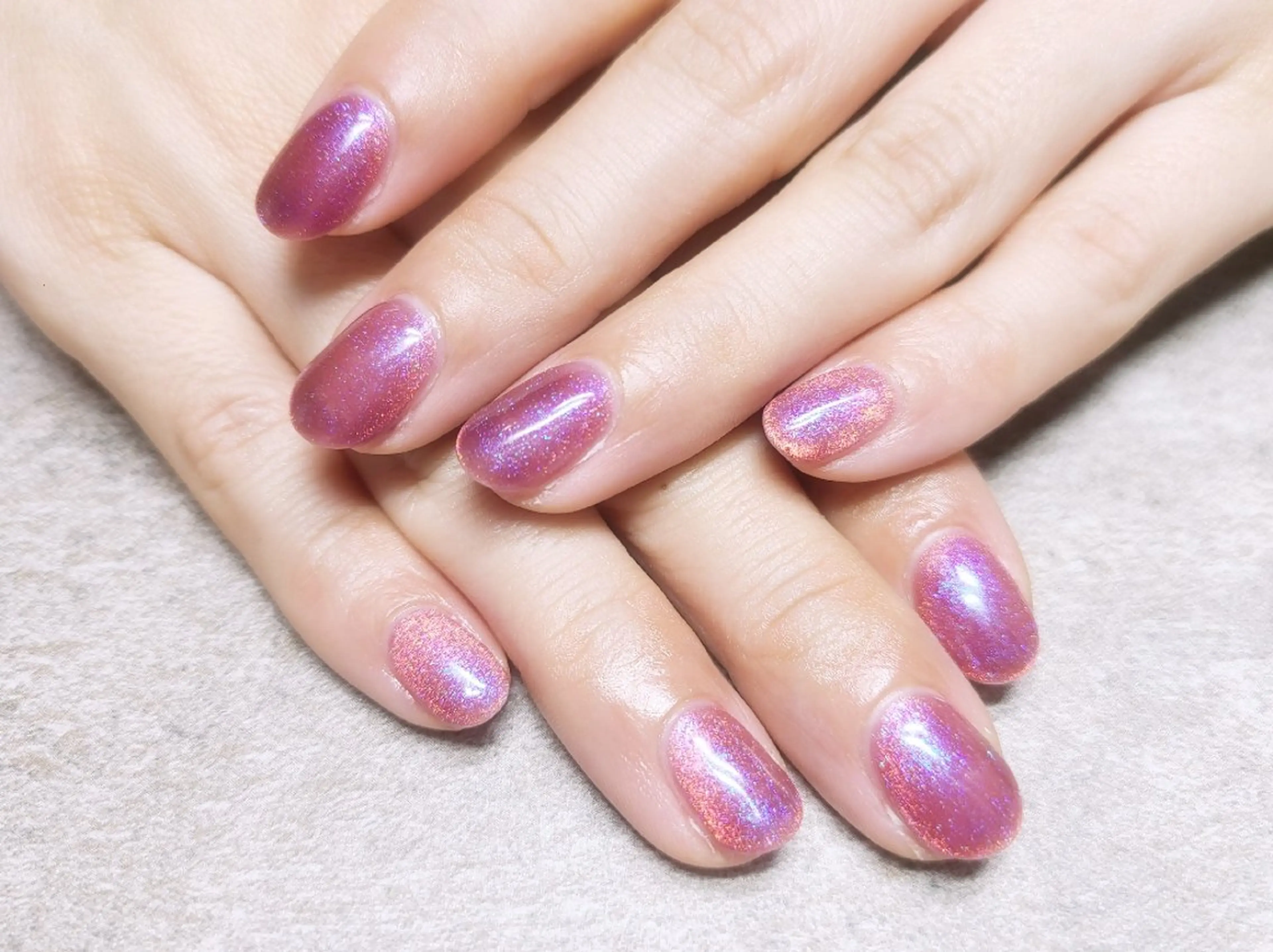 ネイル マグネットネイル ハンドネイル Coquille ネイル　ハセガワのネイルデザイン