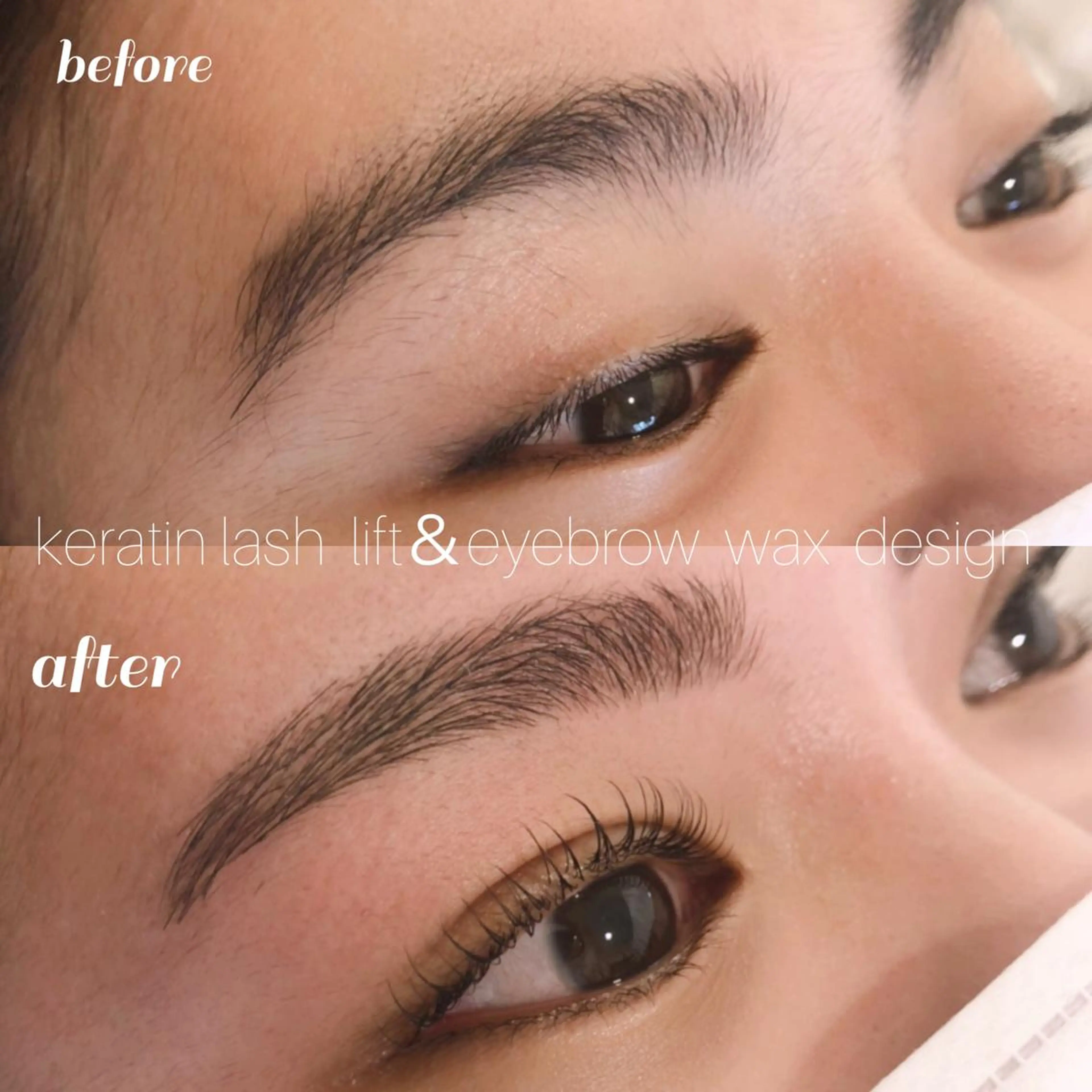 マツエク・マツパ アイブロウ 眉毛ワックス脱毛 ケラチンラッシュリフト 一重×まつ毛パーマ Vorne Monterのマツエク・マツパデザイン