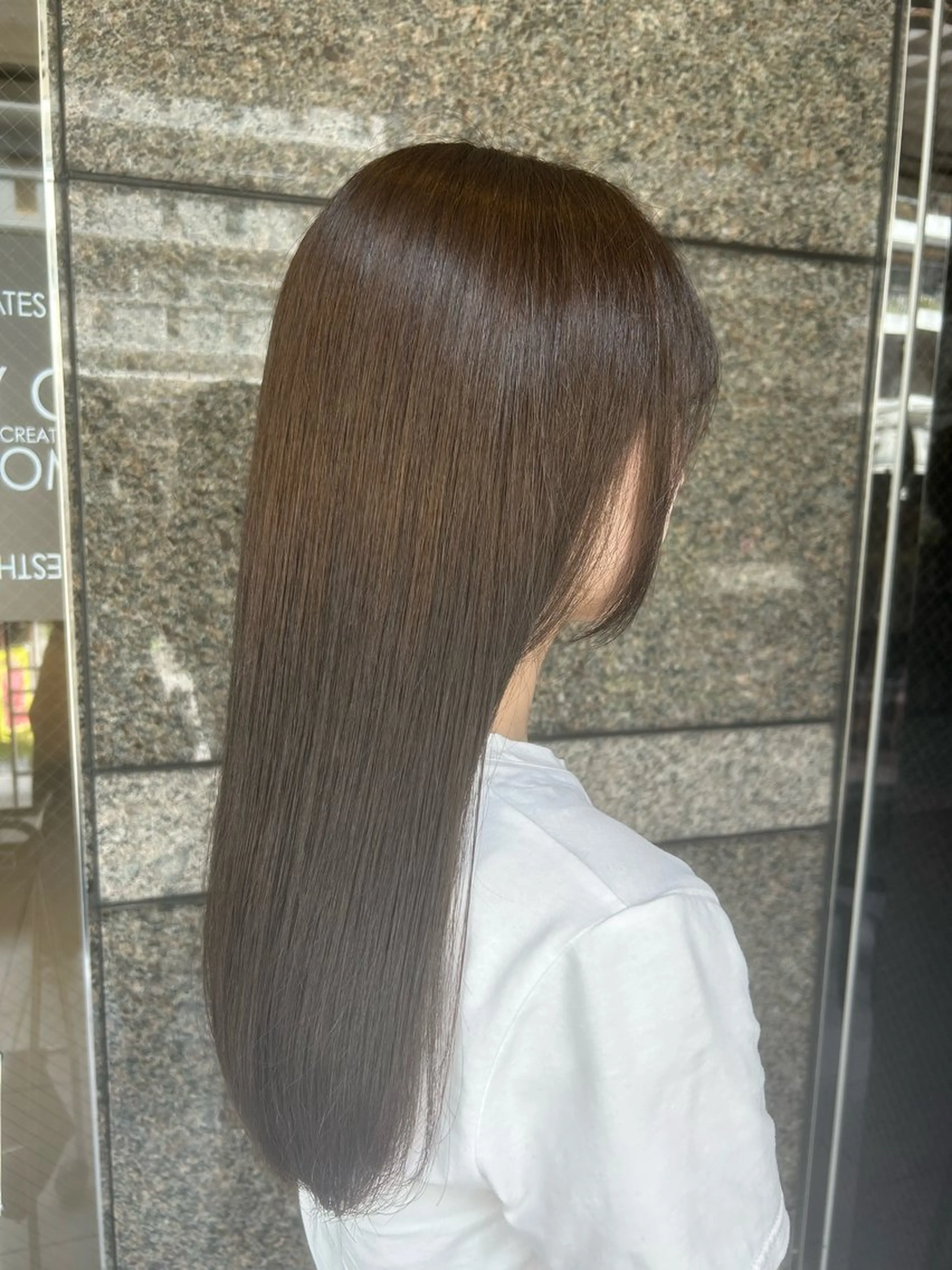 ロング ヘアカラー 田中 らなのヘアスタイル