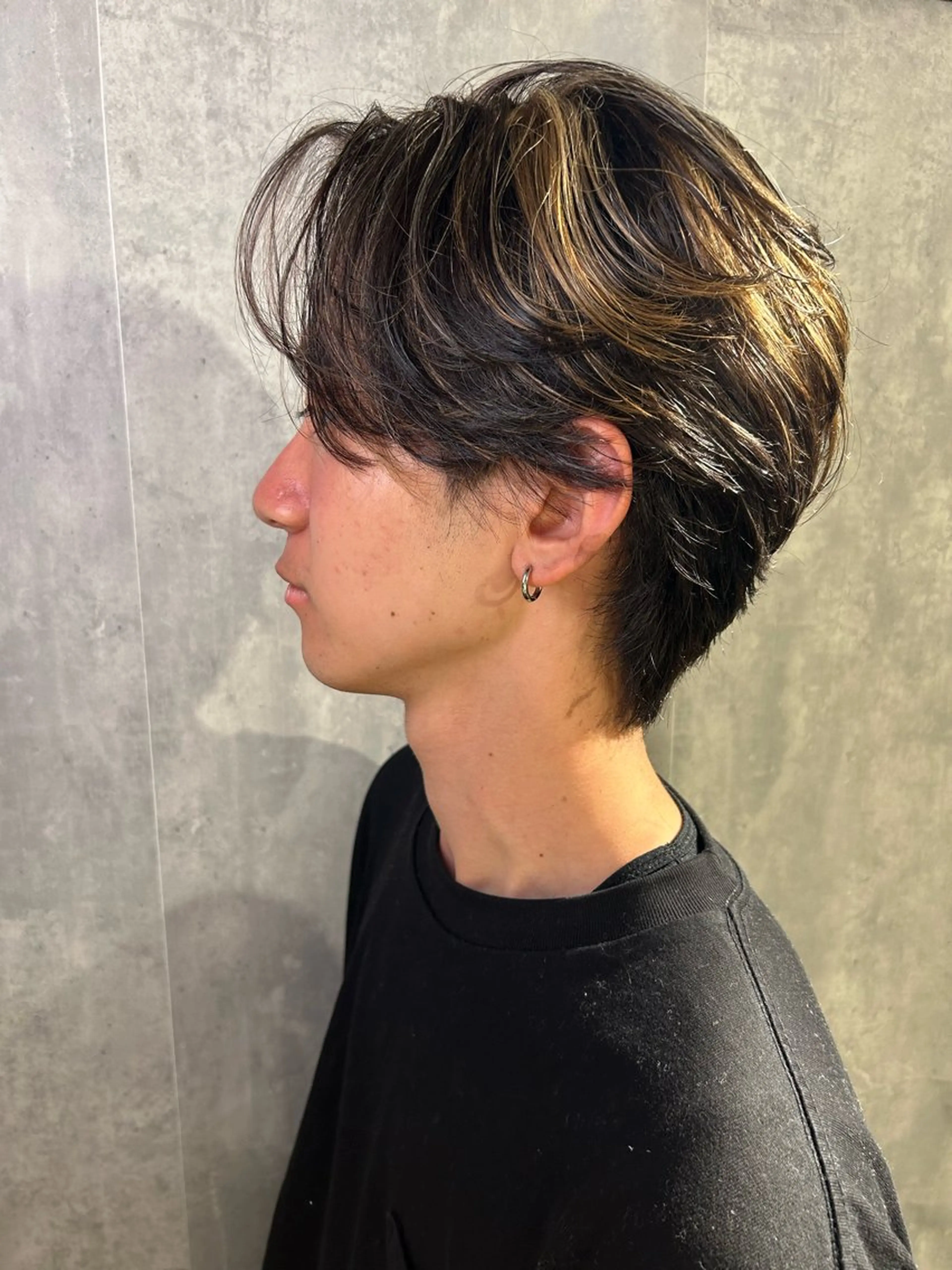 ショート パーマ メンズ センターパート ダウンパーマ カルマパーマ メンズ韓国風 マッシュ become men's hair 名駅店所属・名駅/フェザーパーマ 韓国ヘア/森岡のヘアスタイル