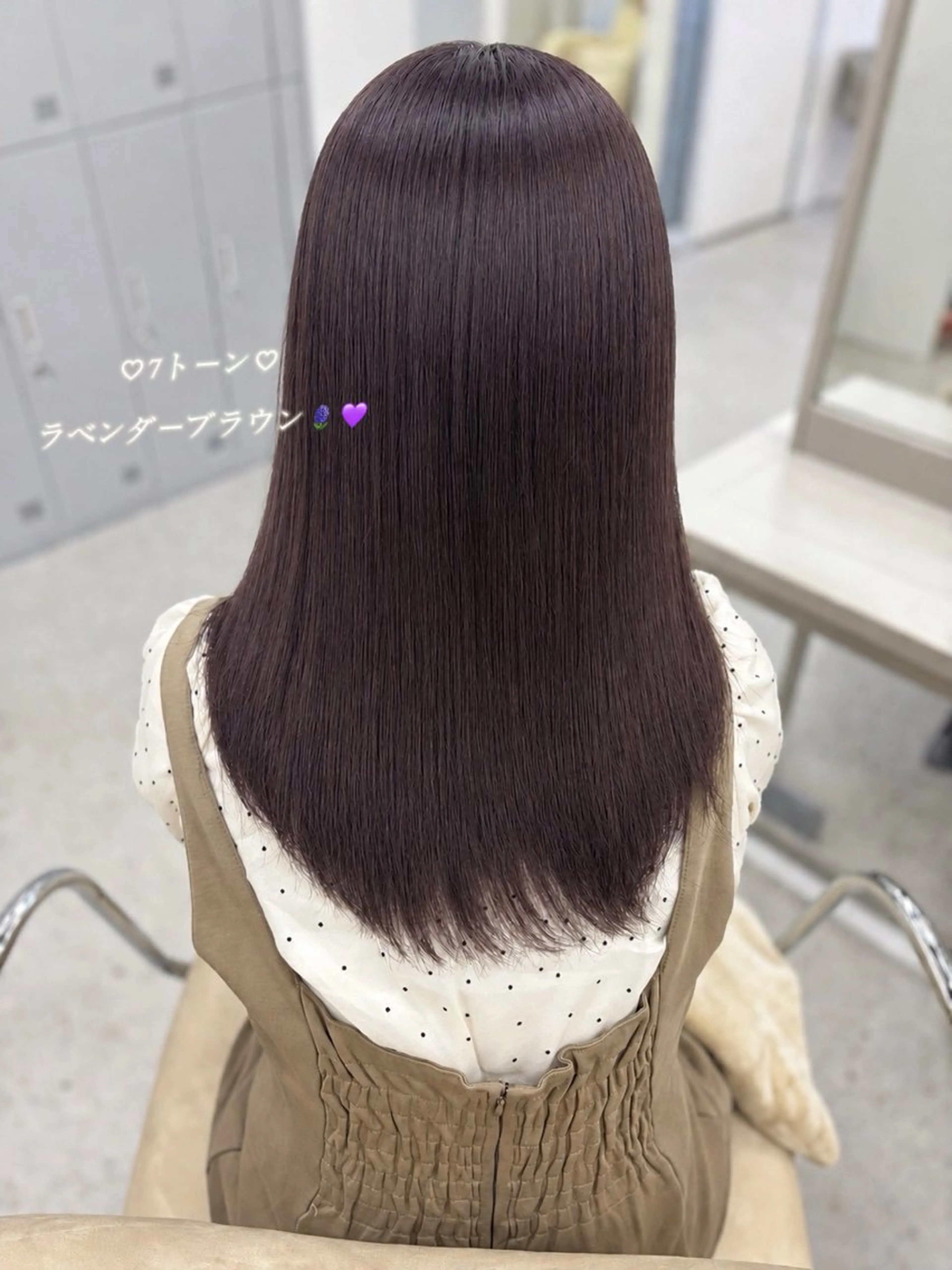 カラー ブラウンカラー ラベンダーカラー ヘアカラー カラー・髪質改善🫧 COCO  ほのかのヘアスタイル