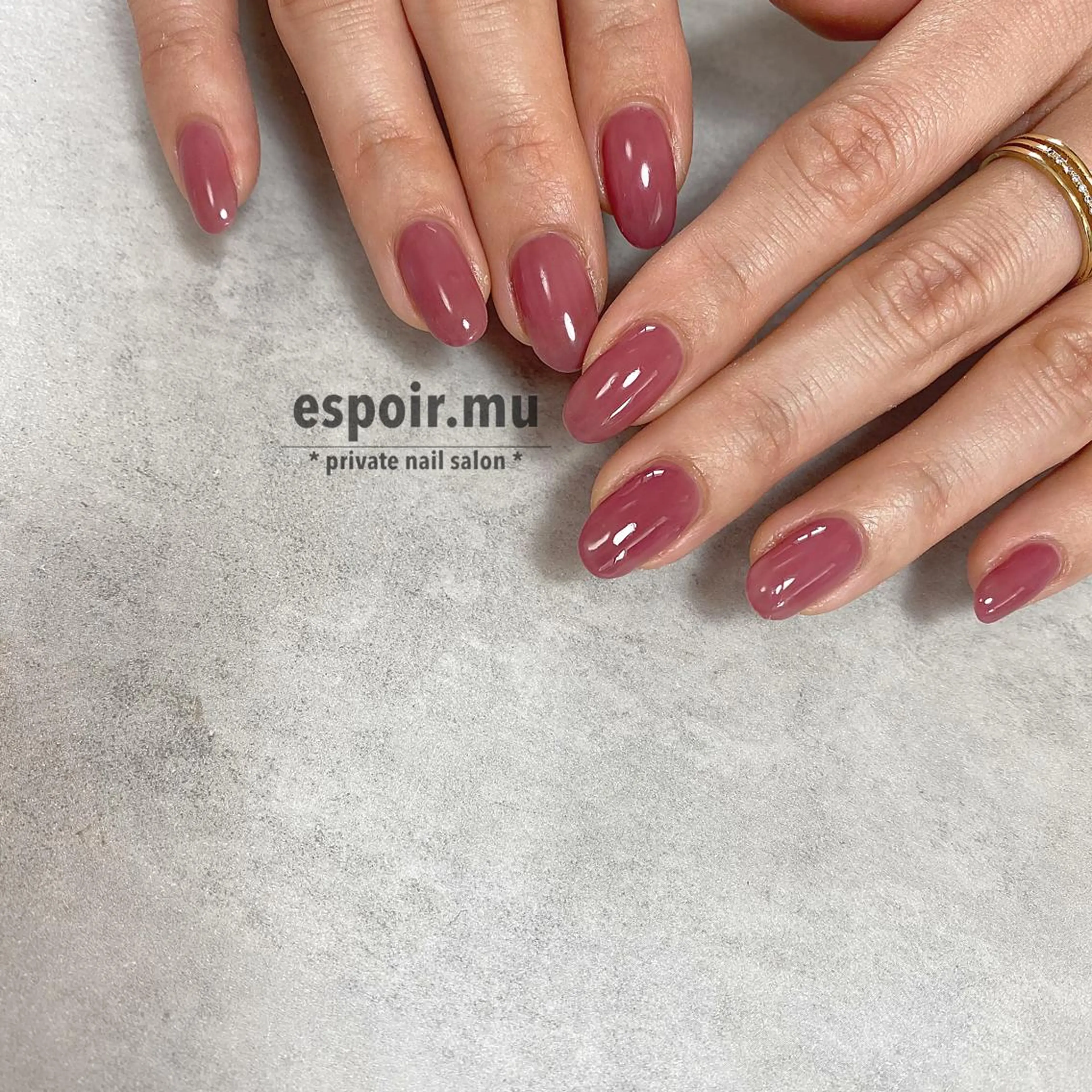 ミディアム ネイル espoir. muのネイルデザイン