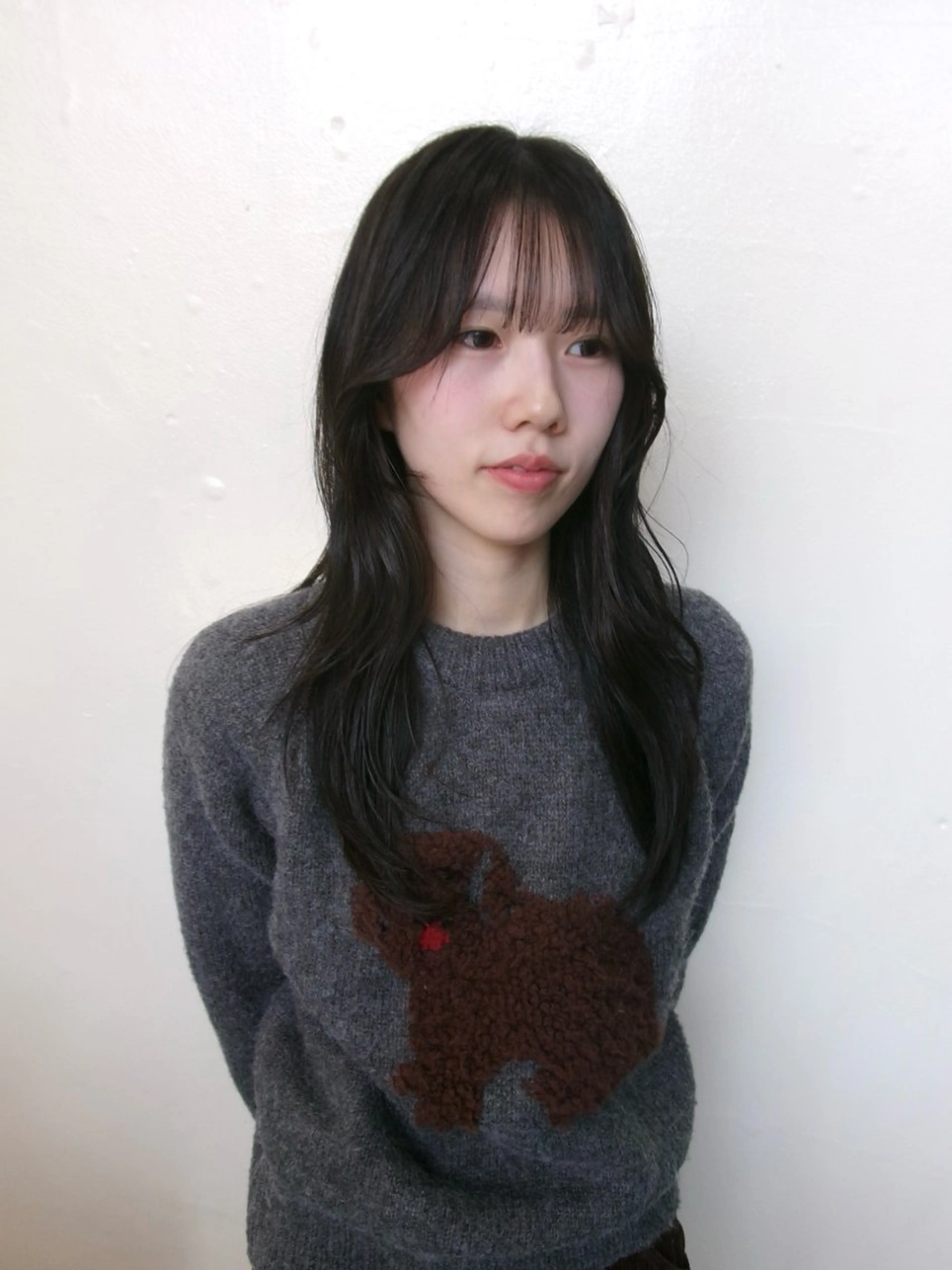 ミディアム カット ヘアカラー トリートメント レイヤー/ボブ/ 透明感カラー/ニワのヘアスタイル