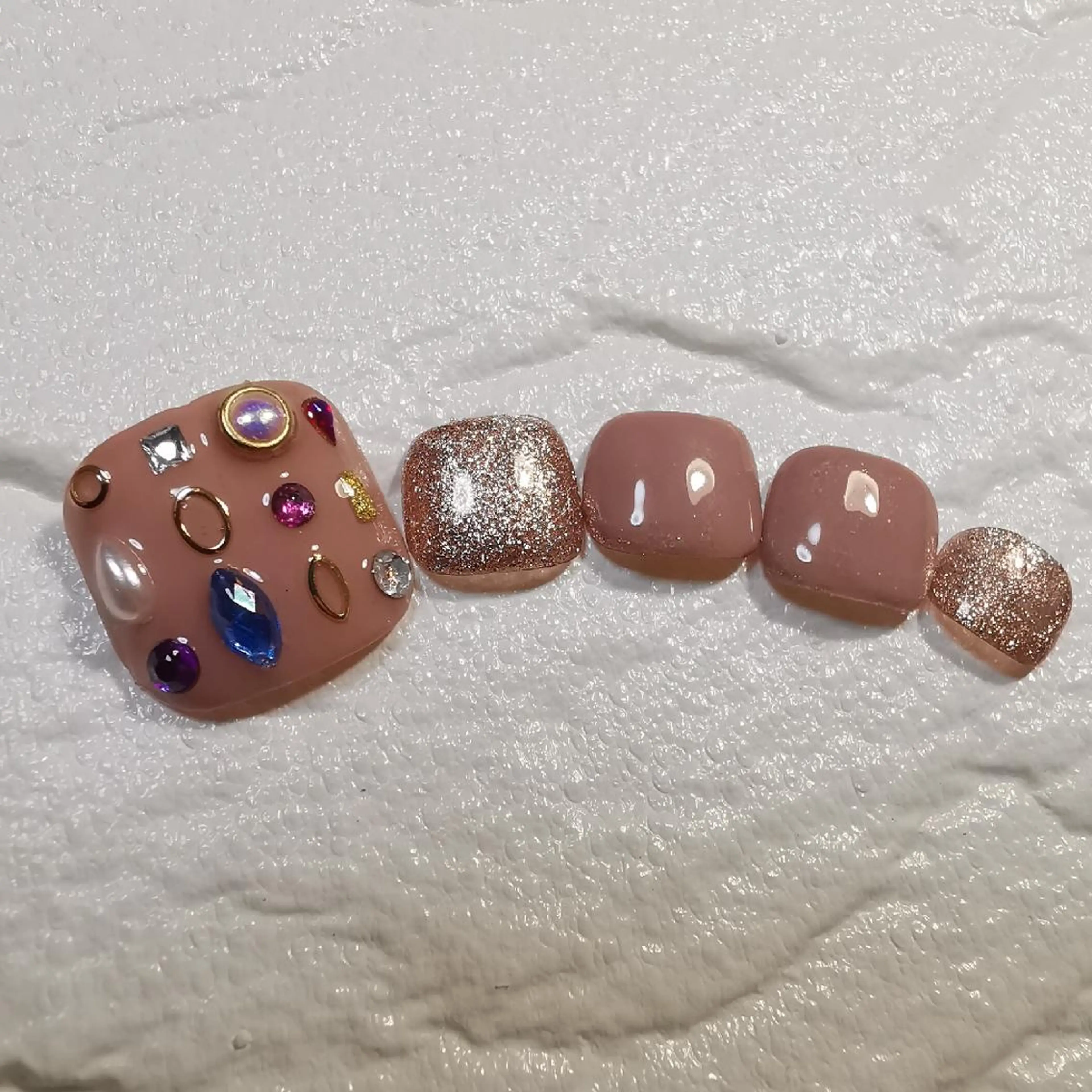 ネイル フットネイル 春ネイル フットネイル reve あやののネイルデザイン