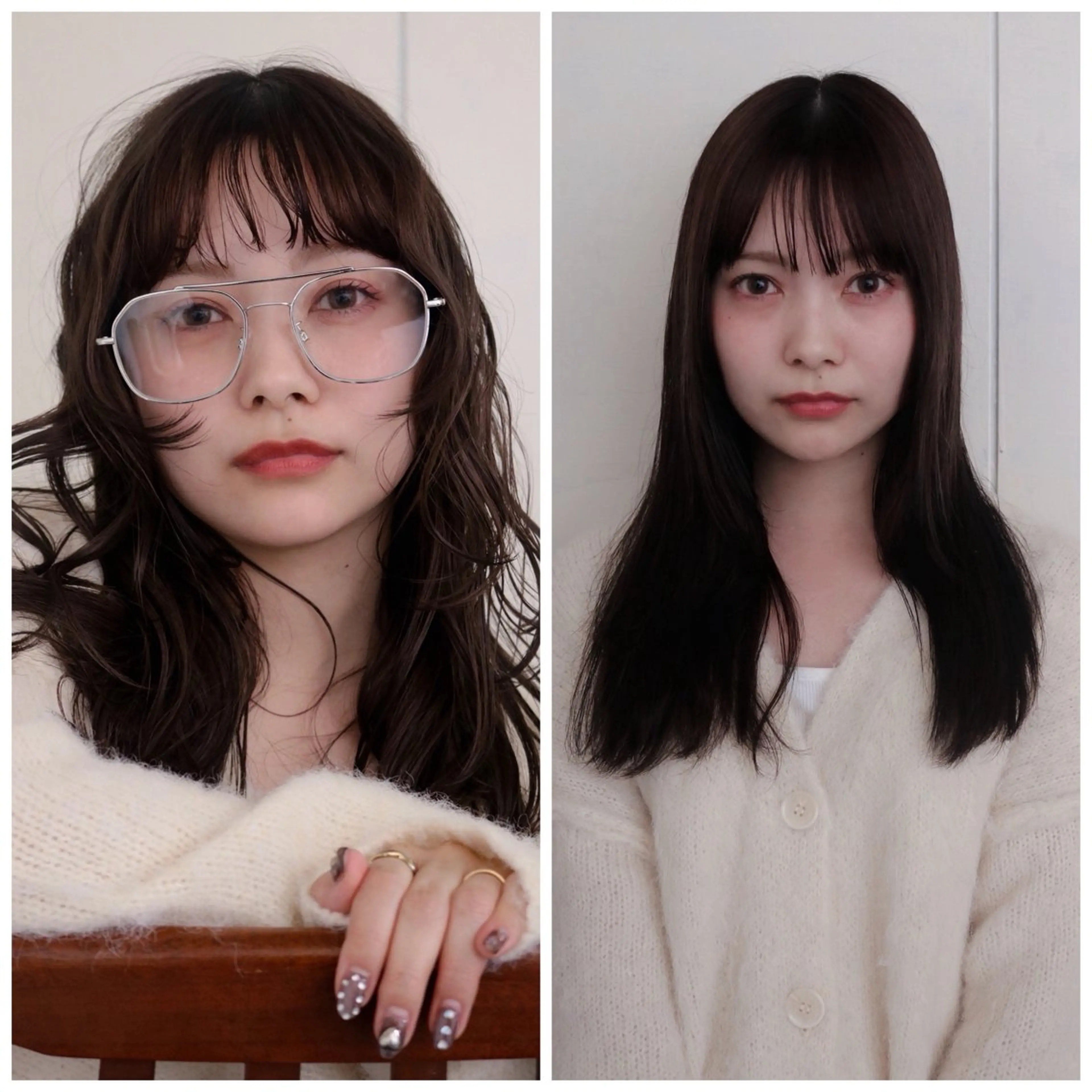 セミロング カラー パーマ カット ヘアカラー パーマ ooit 【オーイット】のヘアスタイル