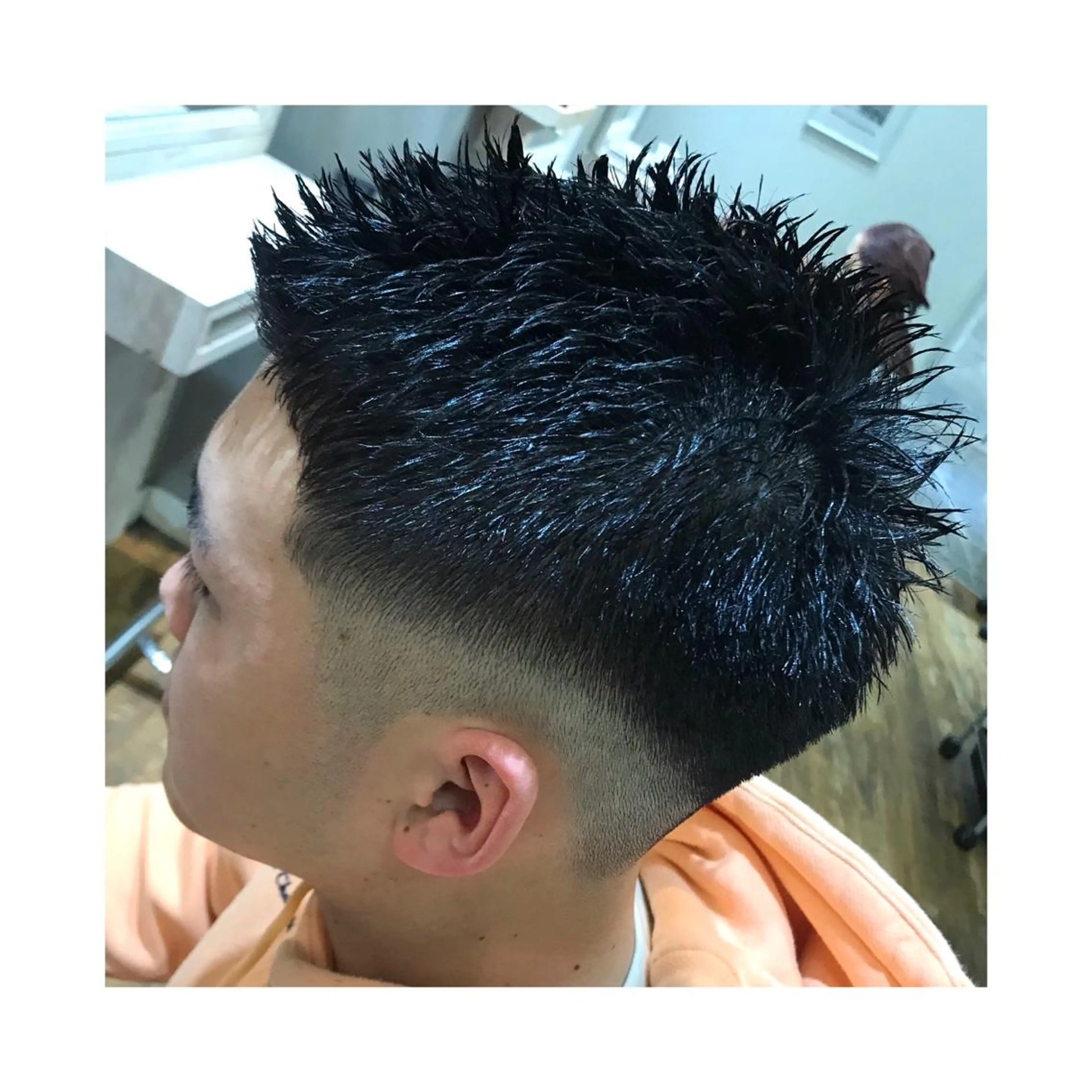 ショート メンズ 及川シゲル 髪質改善講師のヘアスタイル