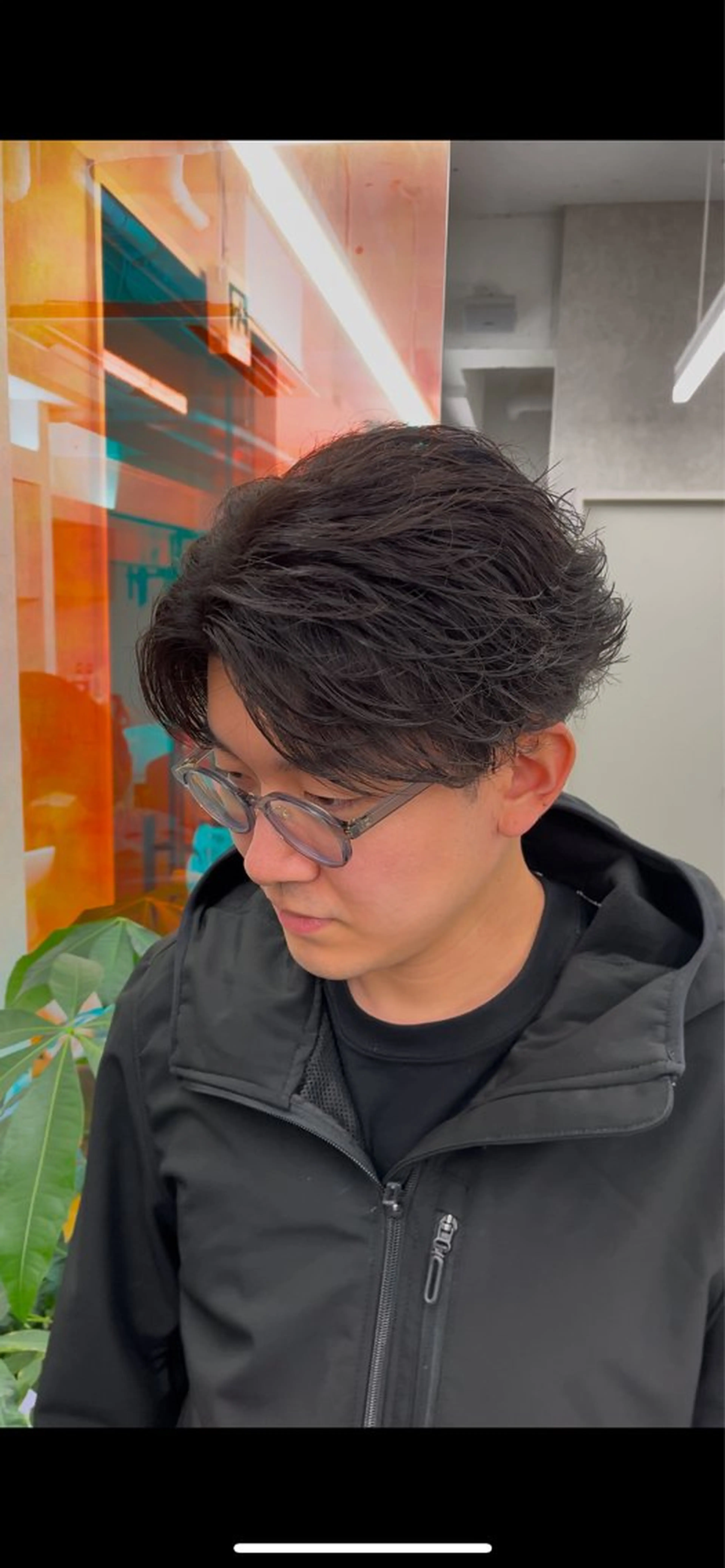 パーマ ヘアアレンジ メンズ フェザーパーマ メンズパーマ ニュアンスパーマ 齊藤 大地のヘアスタイル