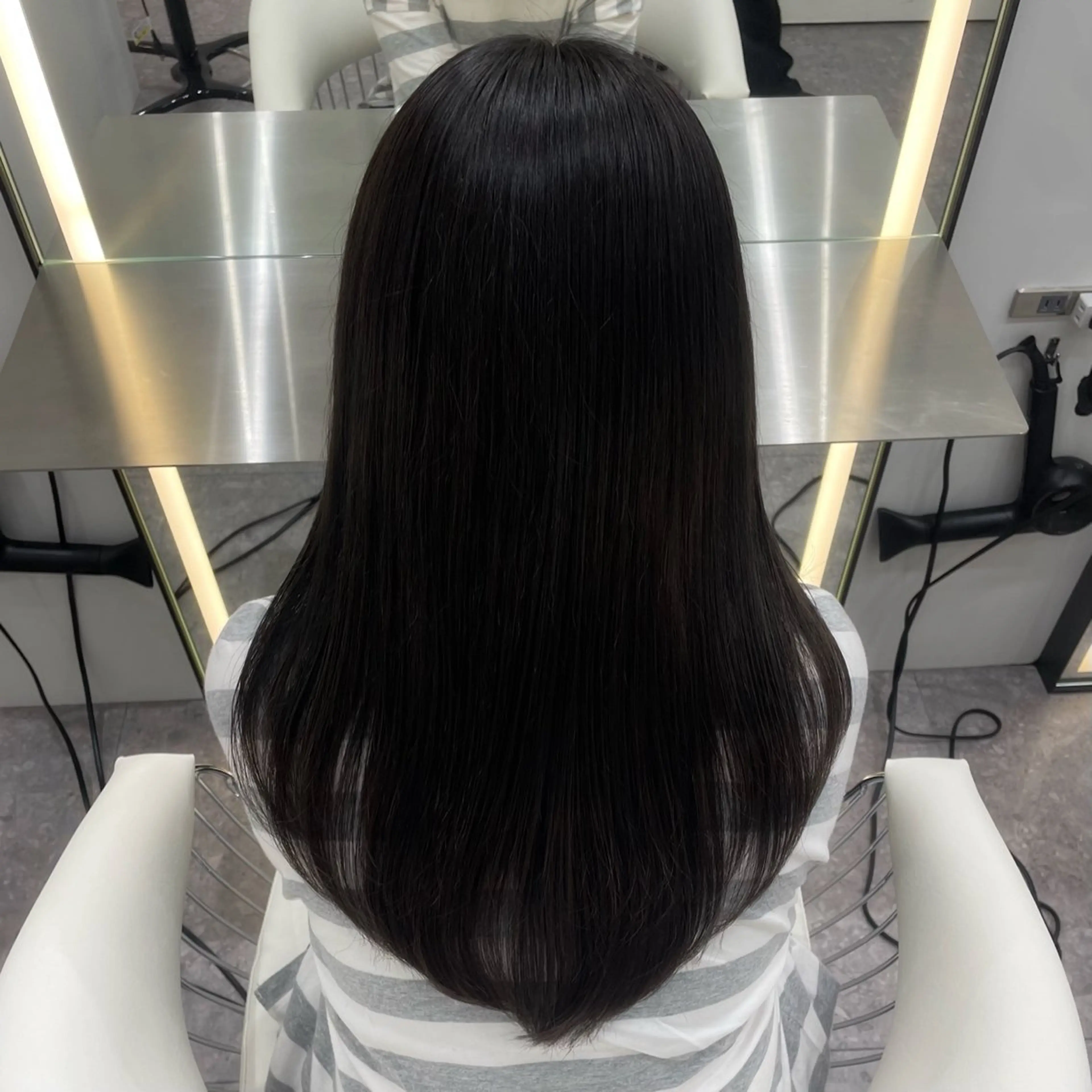 ロング 縮毛矯正 縮毛矯正 Hisa🤍新宿/髪 質改善🫧艶カラーのヘアスタイル