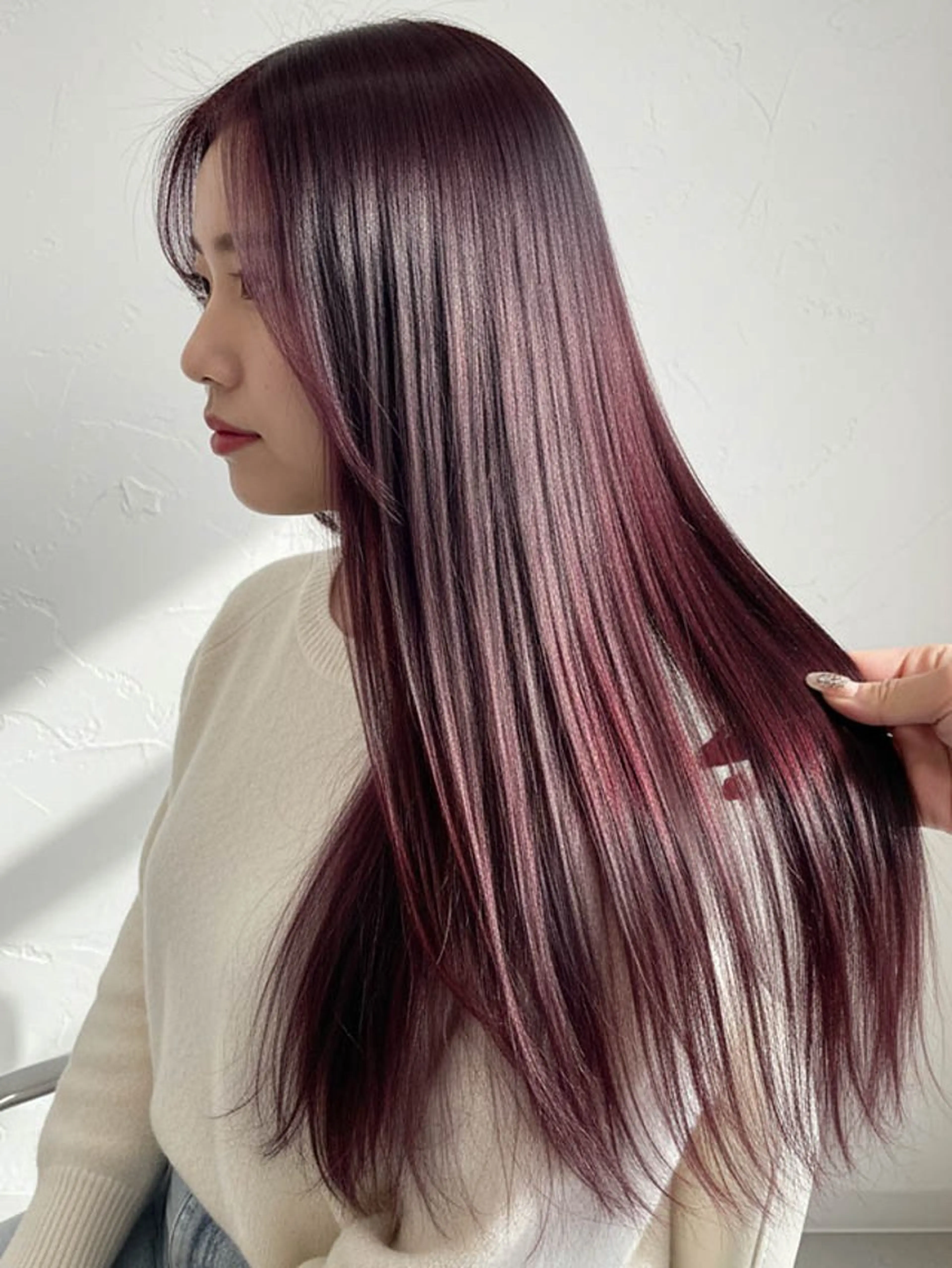 ロング MOLLA ✂️辻桃加のヘアスタイル