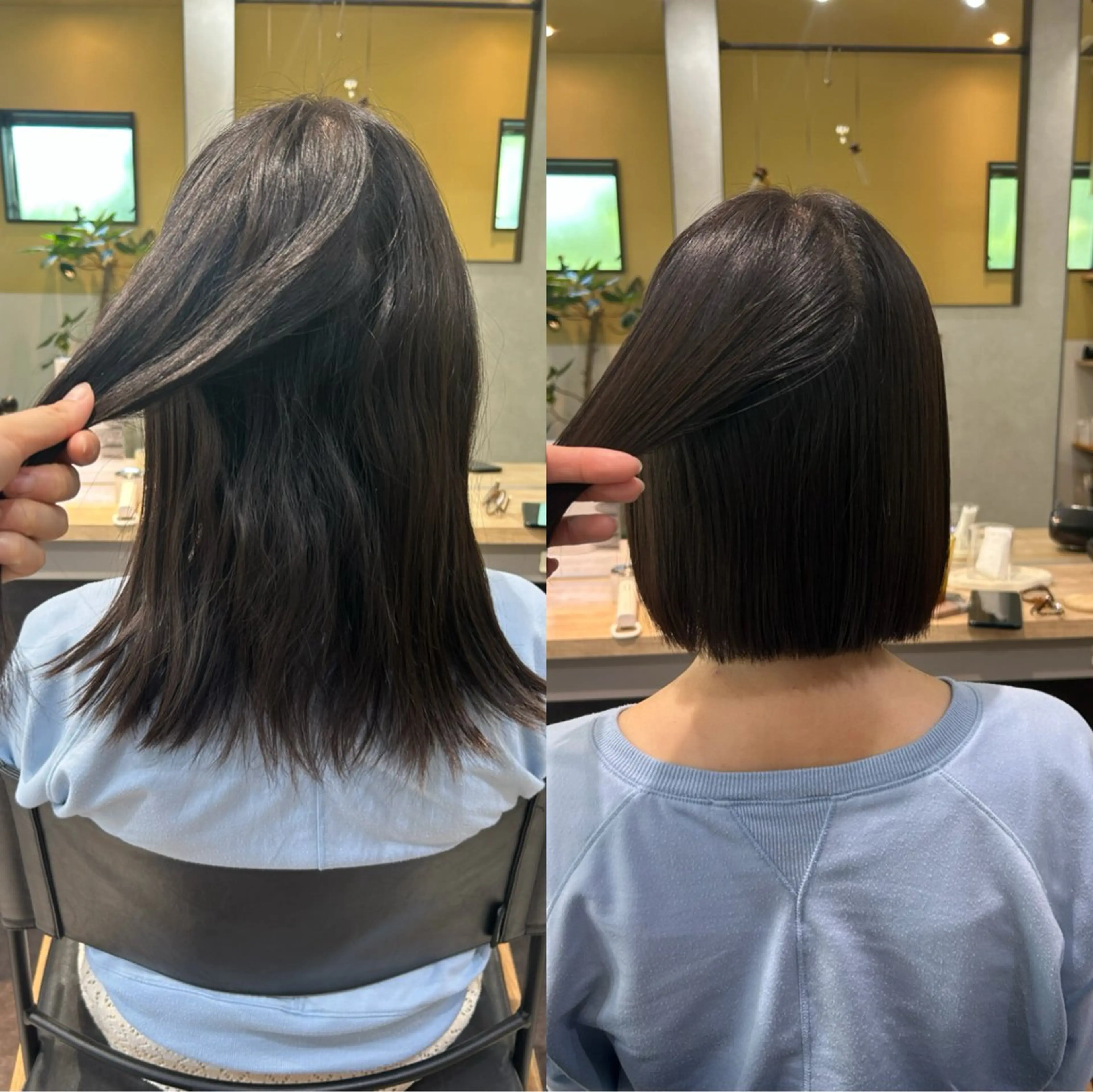 ショート パーマ 髪質改善 ストレートパーマ カット 縮毛矯正 トリートメント hub hair レイヤー/透明感のヘアスタイル