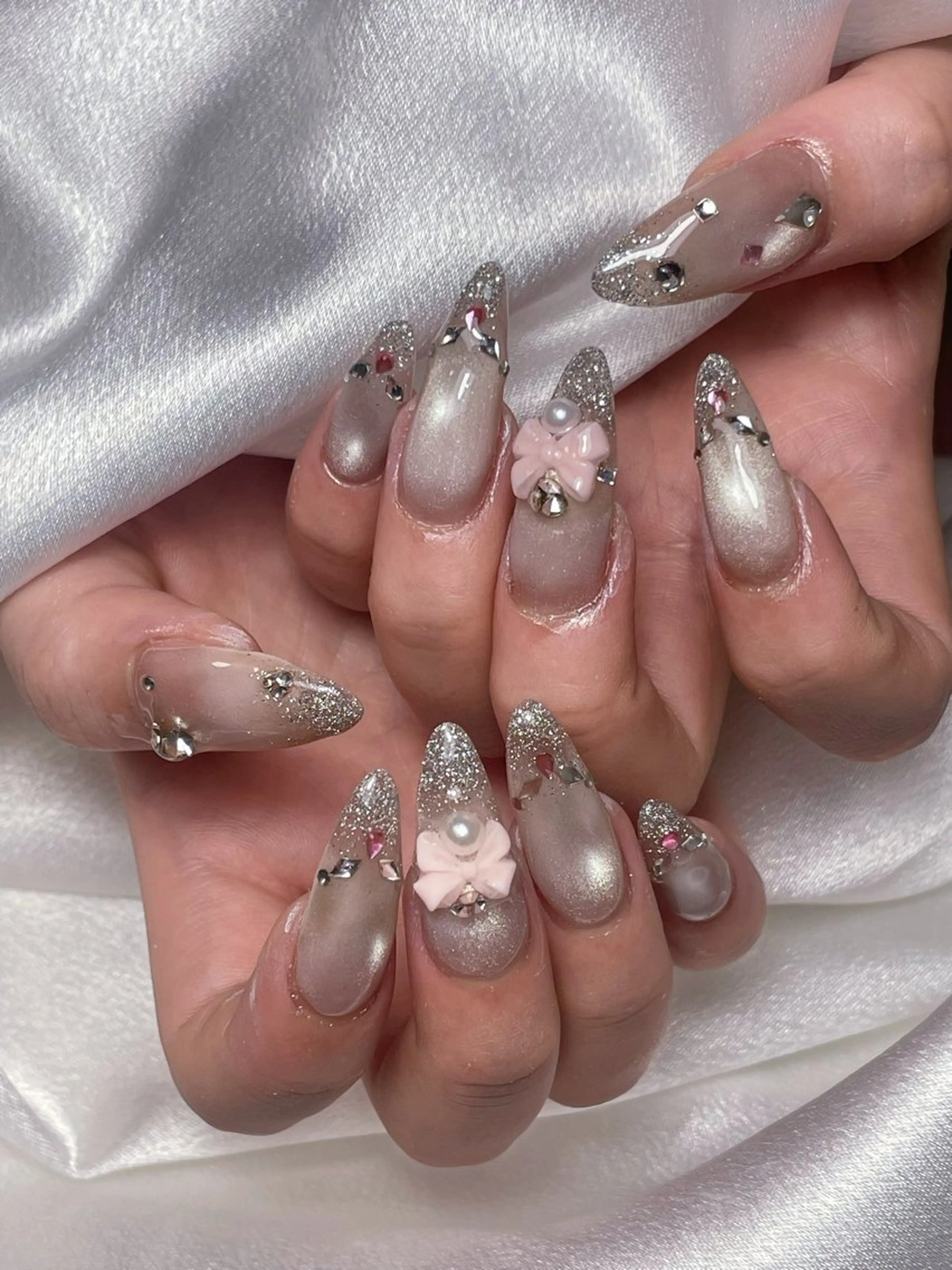 ネイル ワンホンネイル ハンドネイル salon luge あめ🍬のネイルデザイン