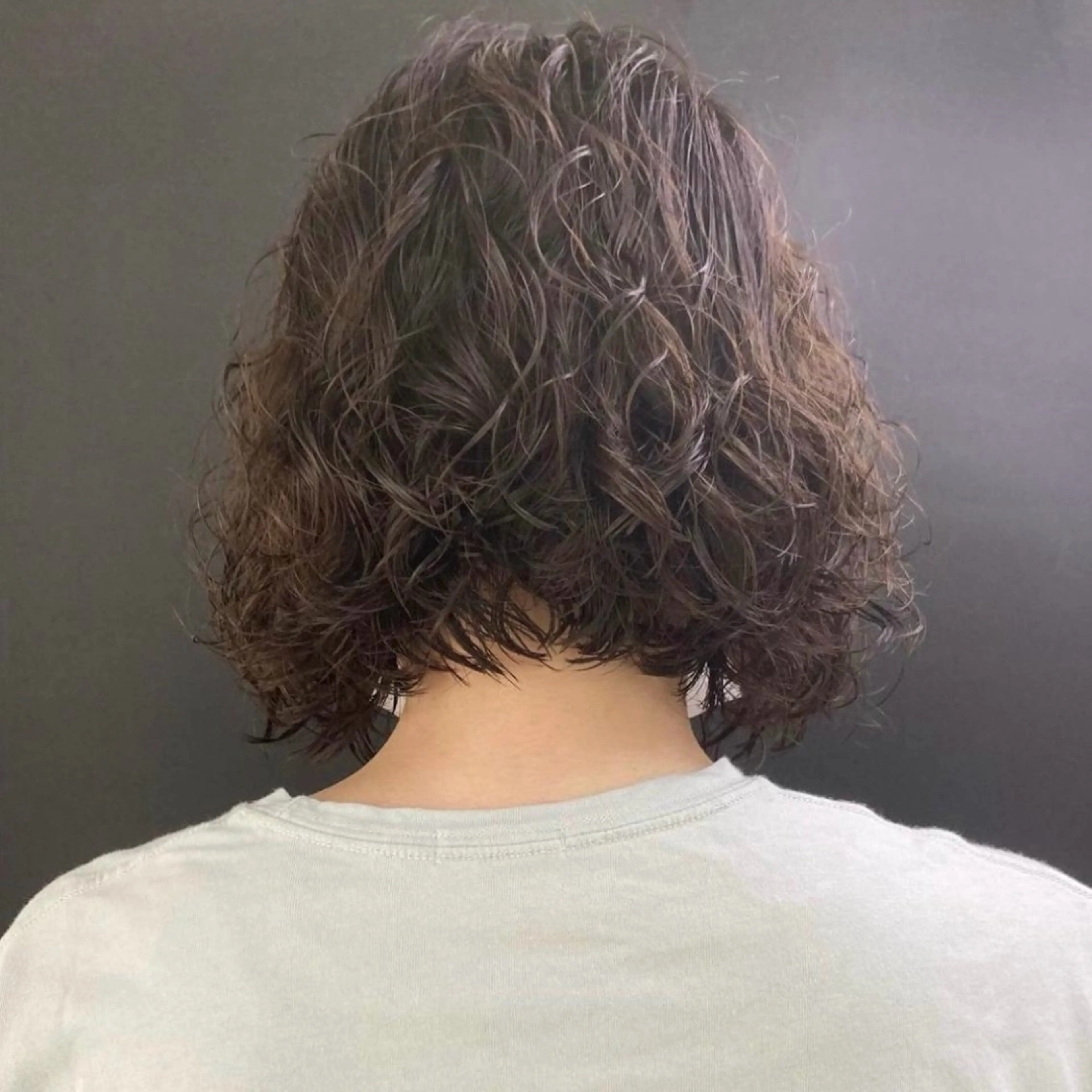 ミディアム カット パーマ トリートメント vivre libreのヘアスタイル