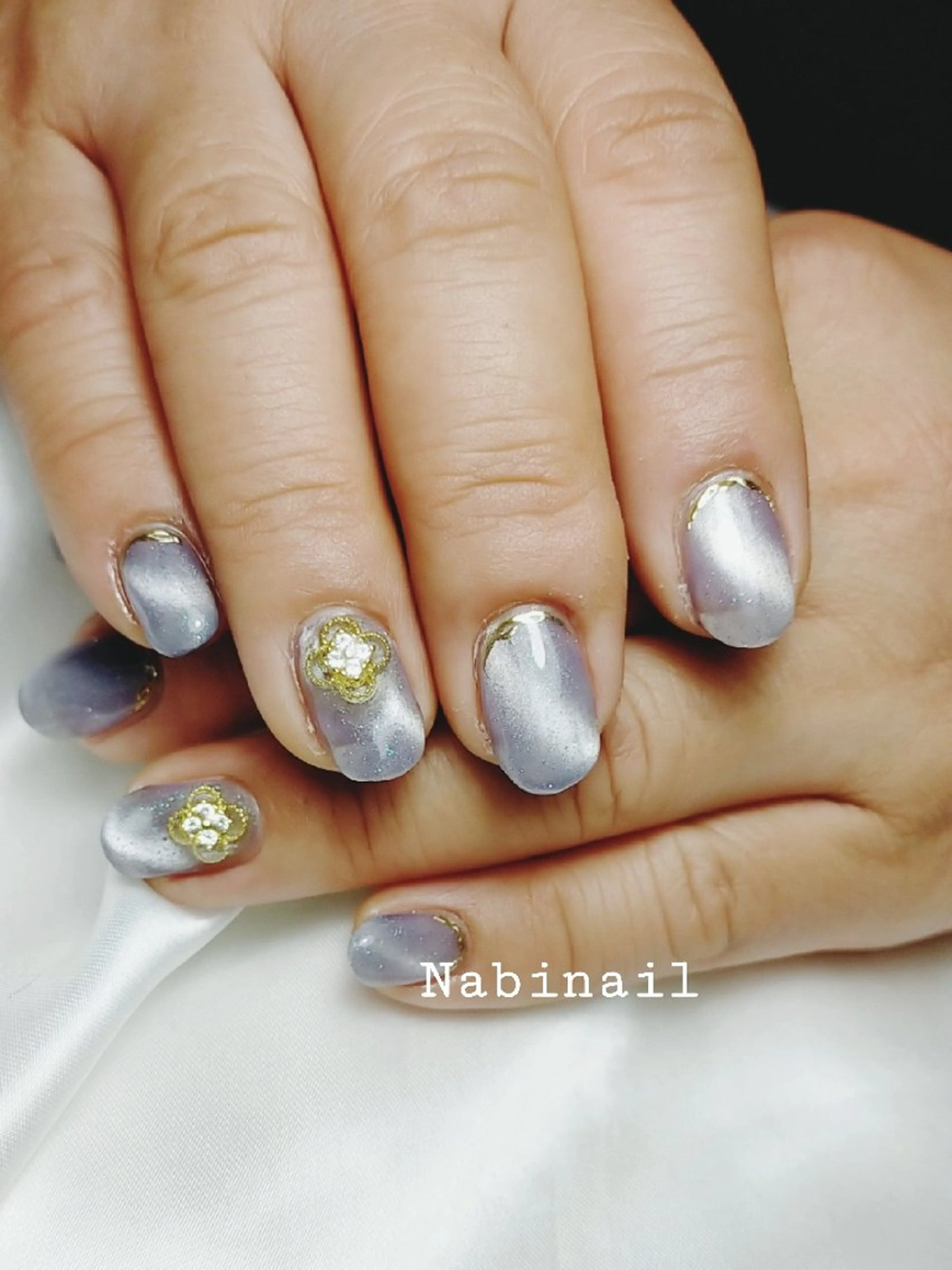 ネイル アートネイル ジェルネイル ハンドネイル 西日暮里 Nabinailのネイルデザイン