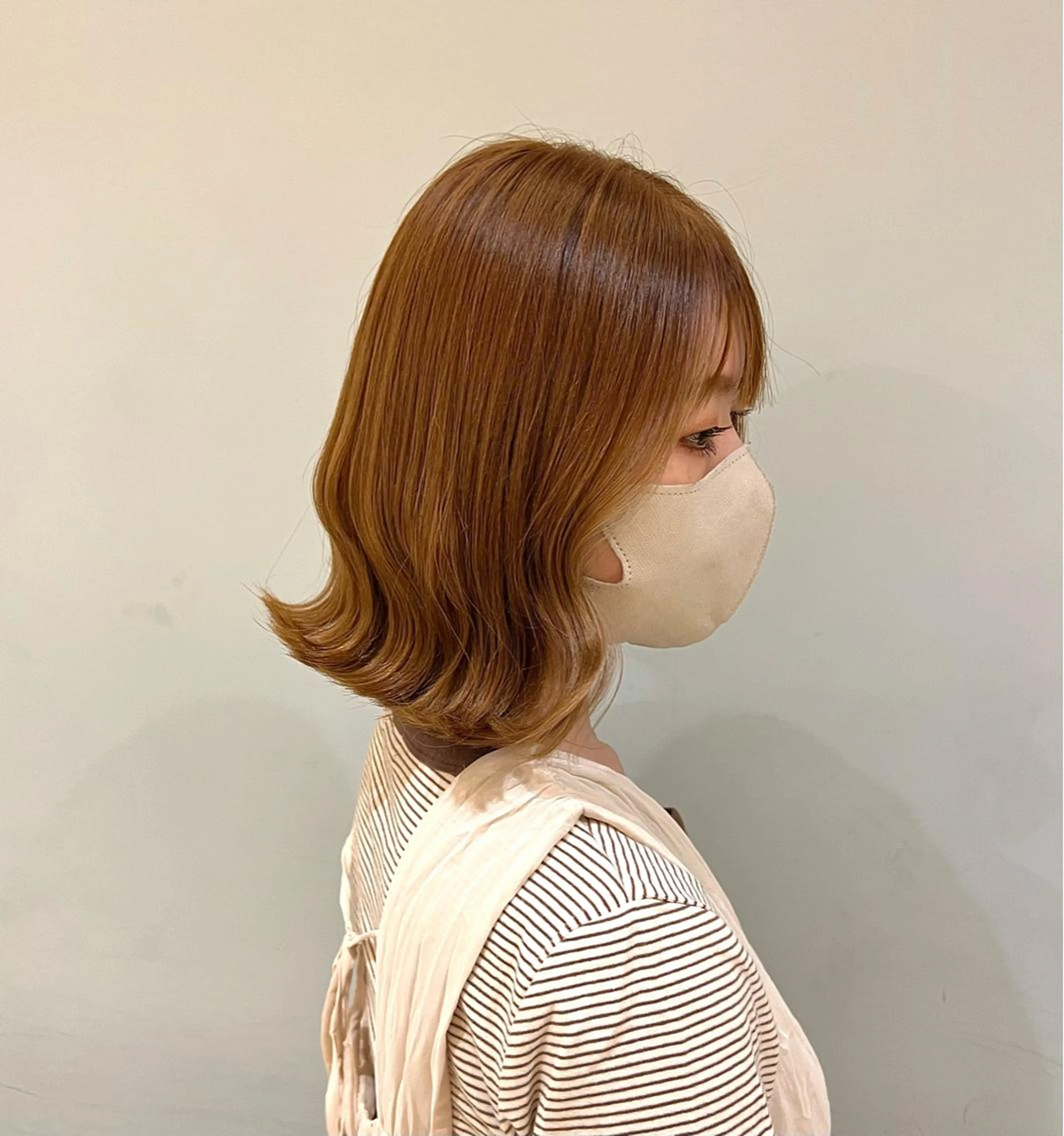 ミディアム カラー 【韓国艶カラー🎀】 添田 菜摘のヘアスタイル