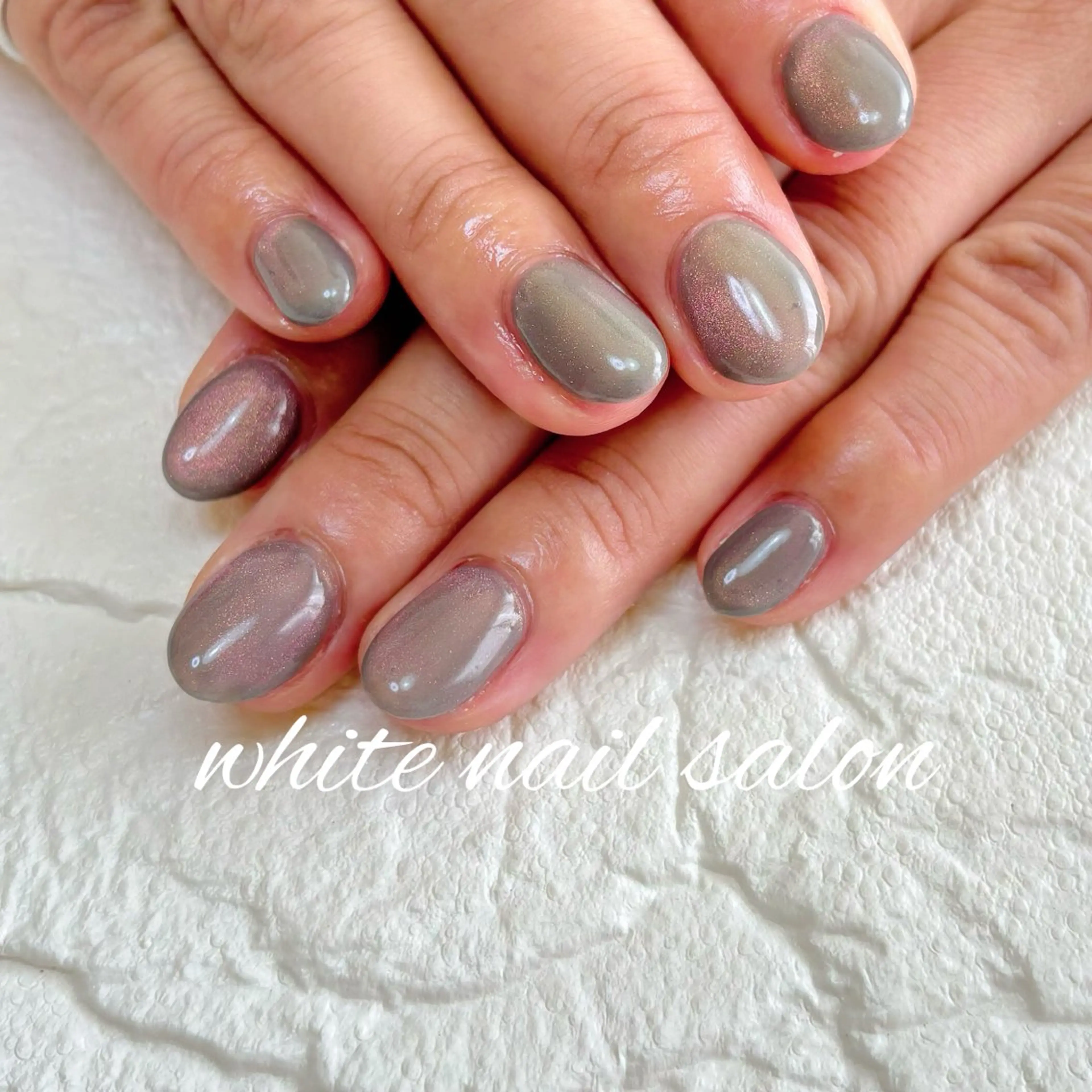 ネイル フットネイル マグネットネイル ハンドネイル white nail salonのネイルデザイン