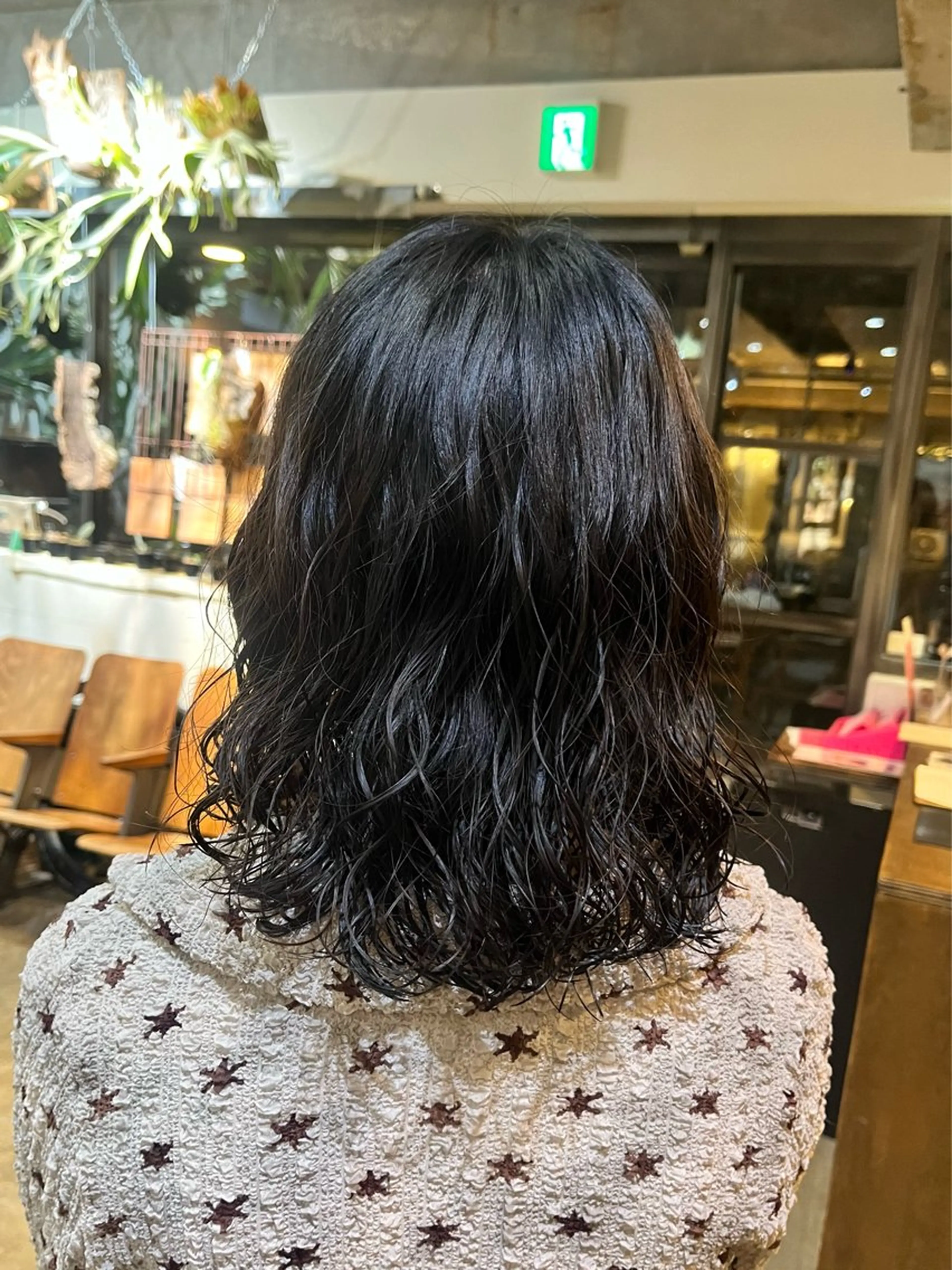 パーマ カット パーマ 松原 樹里のヘアスタイル