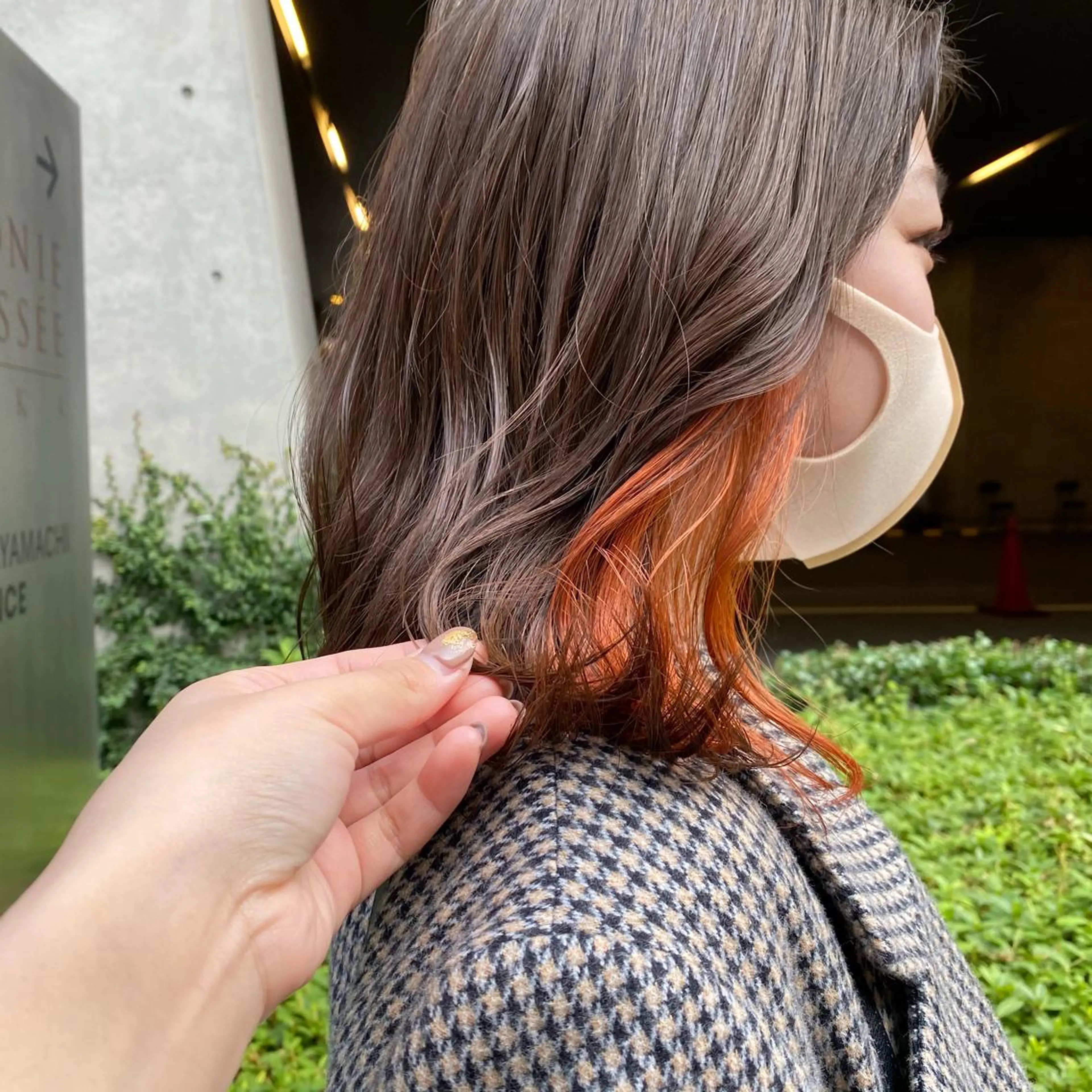 ミディアム カラー Tamagawa Sakiのヘアスタイル