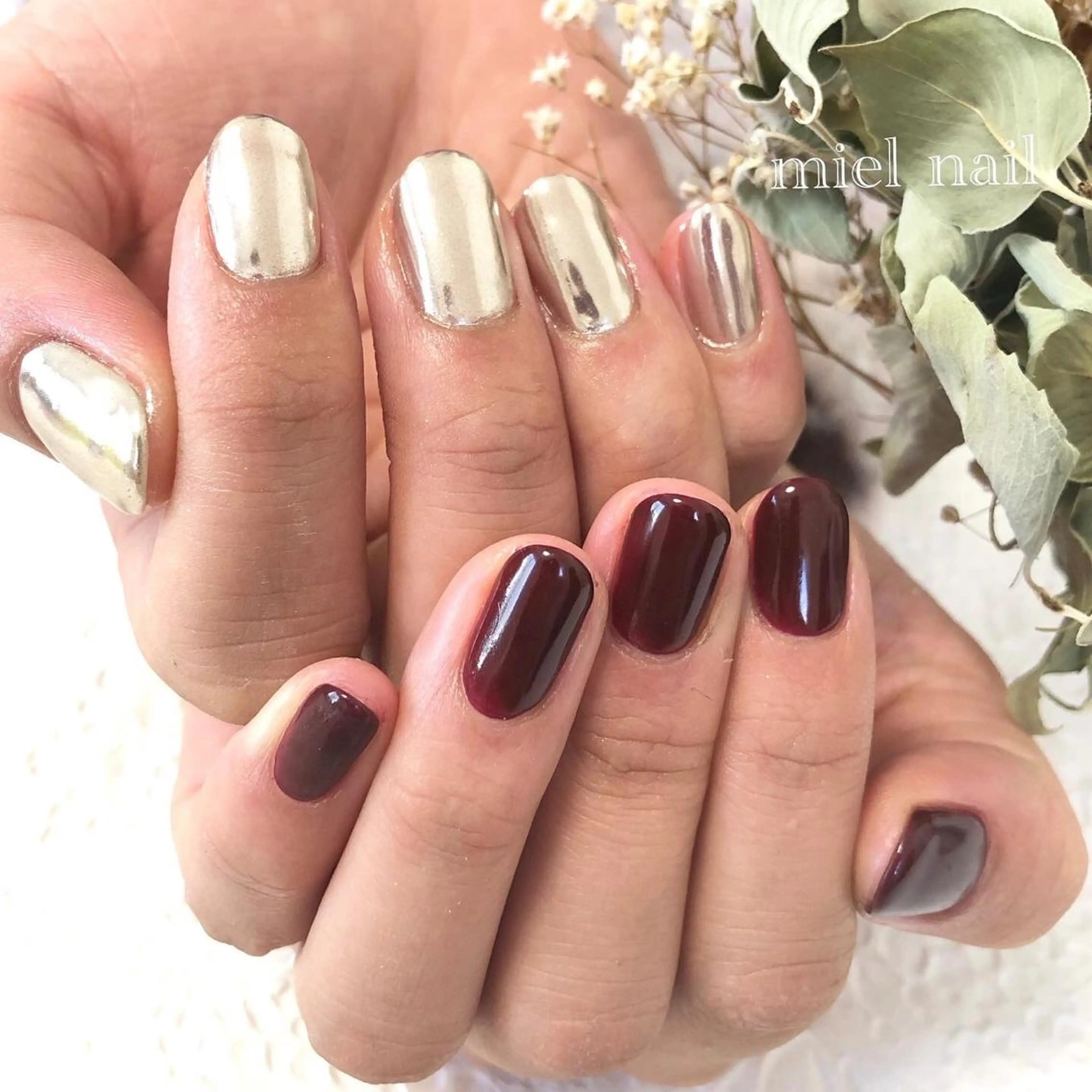 ネイル ハンドネイル miel nailのネイルデザイン