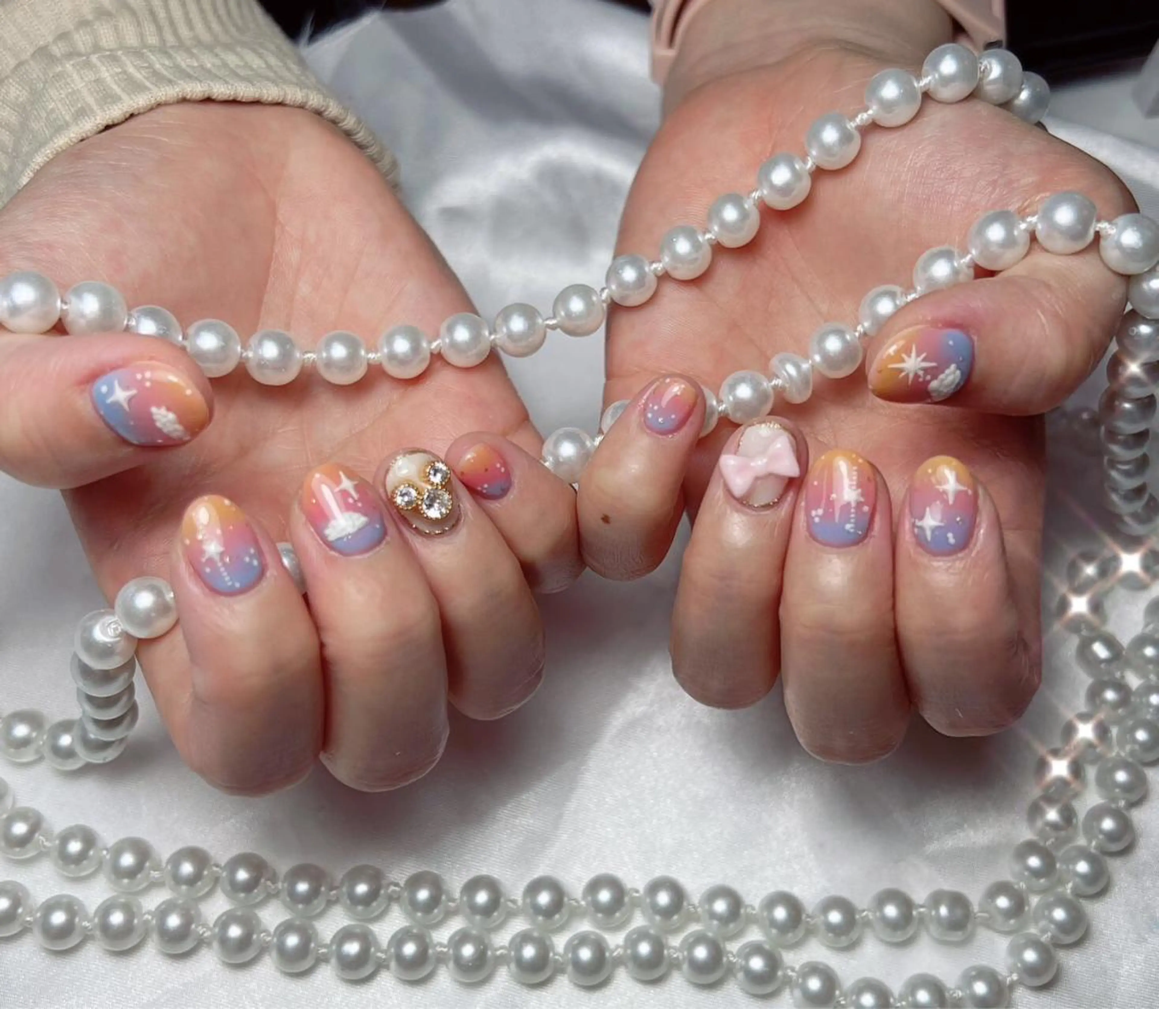 ネイル ハンドネイル 🌟桜beauty 🌟プロ ネイリストのネイルデザイン