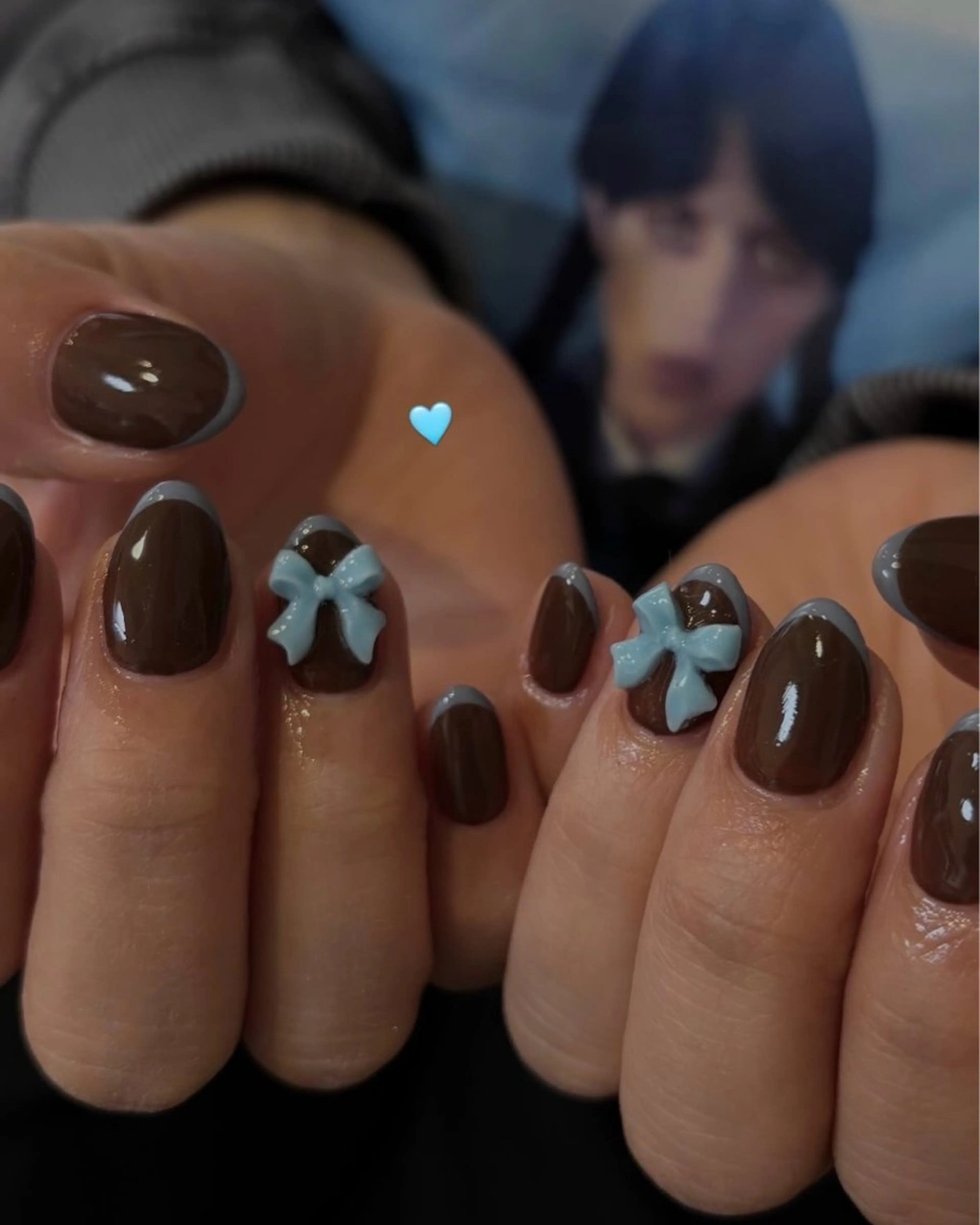 ネイル リボン ハンドネイル Ballie/ Mizukiのネイルデザイン