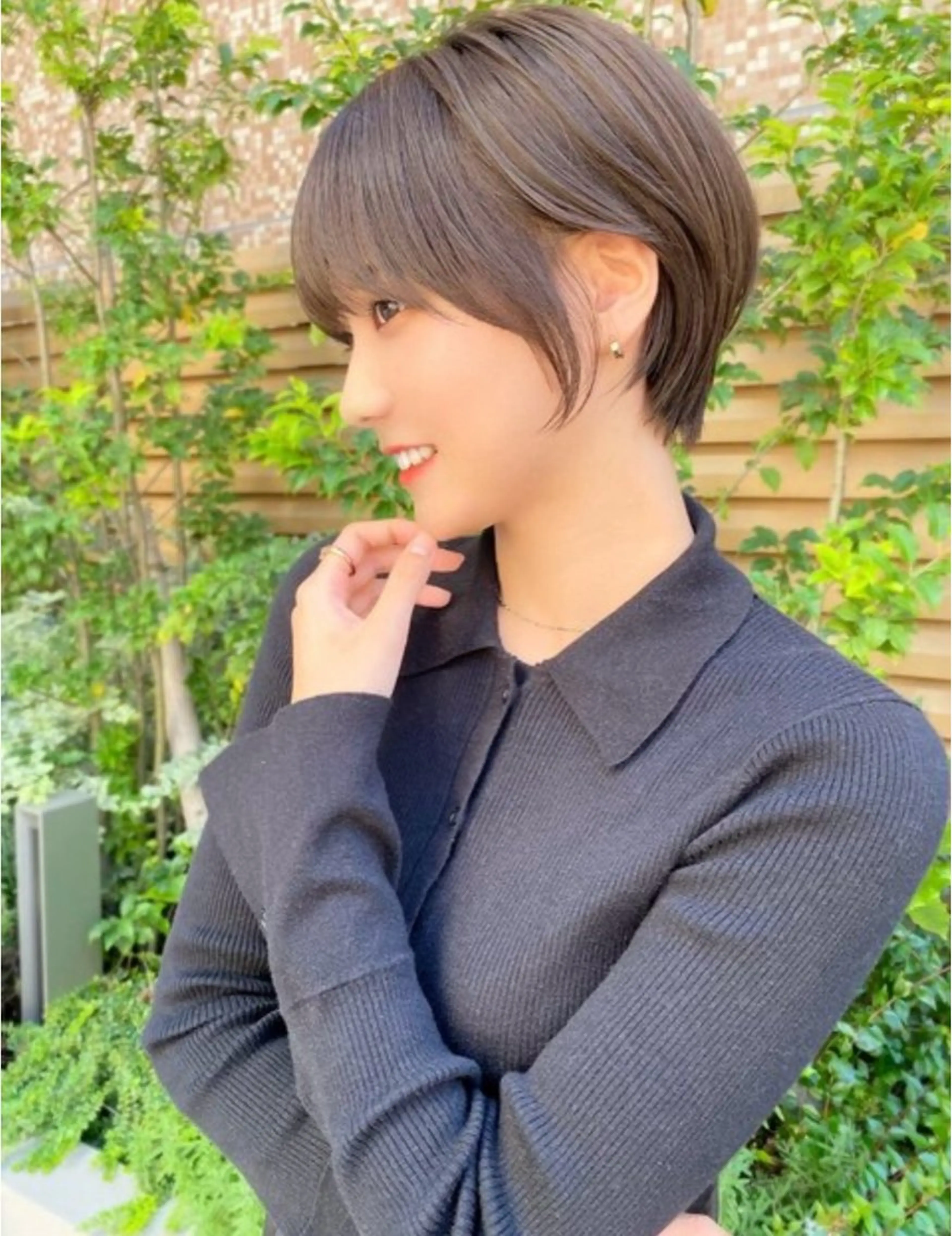 ショート 中顔面短縮 顔まわり新田大翔のヘアスタイル