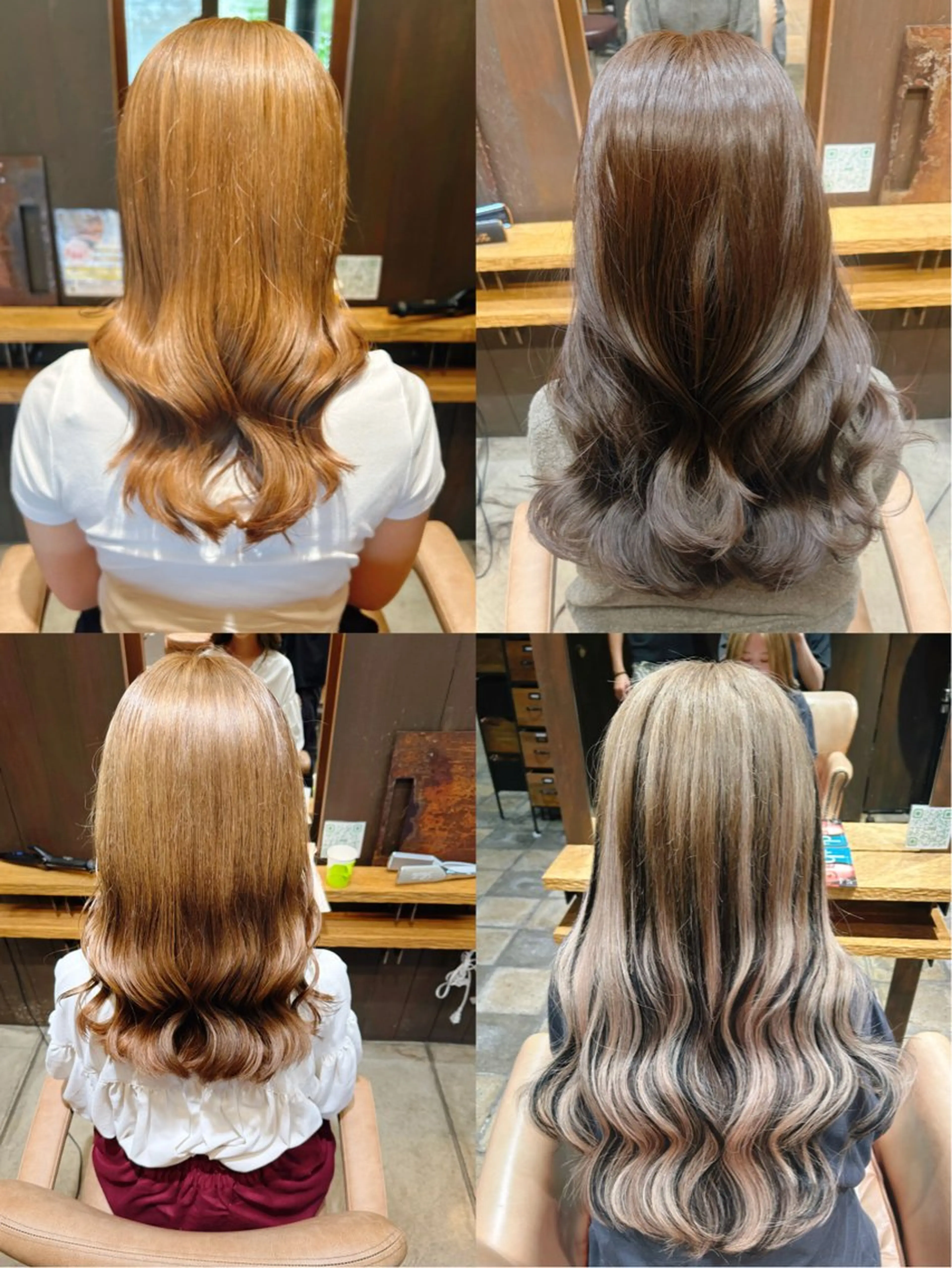 セミロング カット ヘアカラー トリートメント 美髪縮毛矯正/ 髪質改善/愛敬響のヘアスタイル