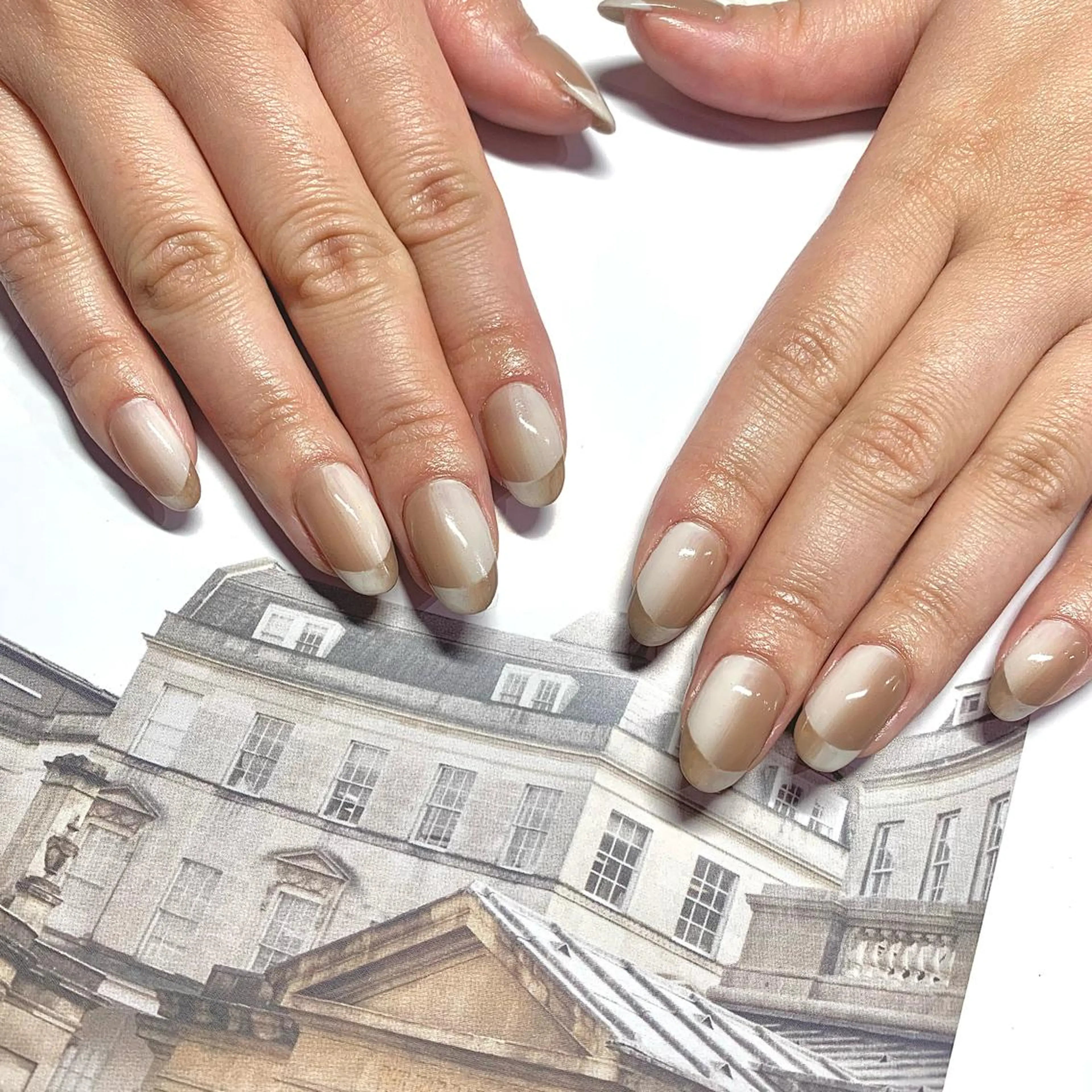 ネイル フレンチネイル オンブレフレンチ élu by Noriko 前原のネイルデザイン