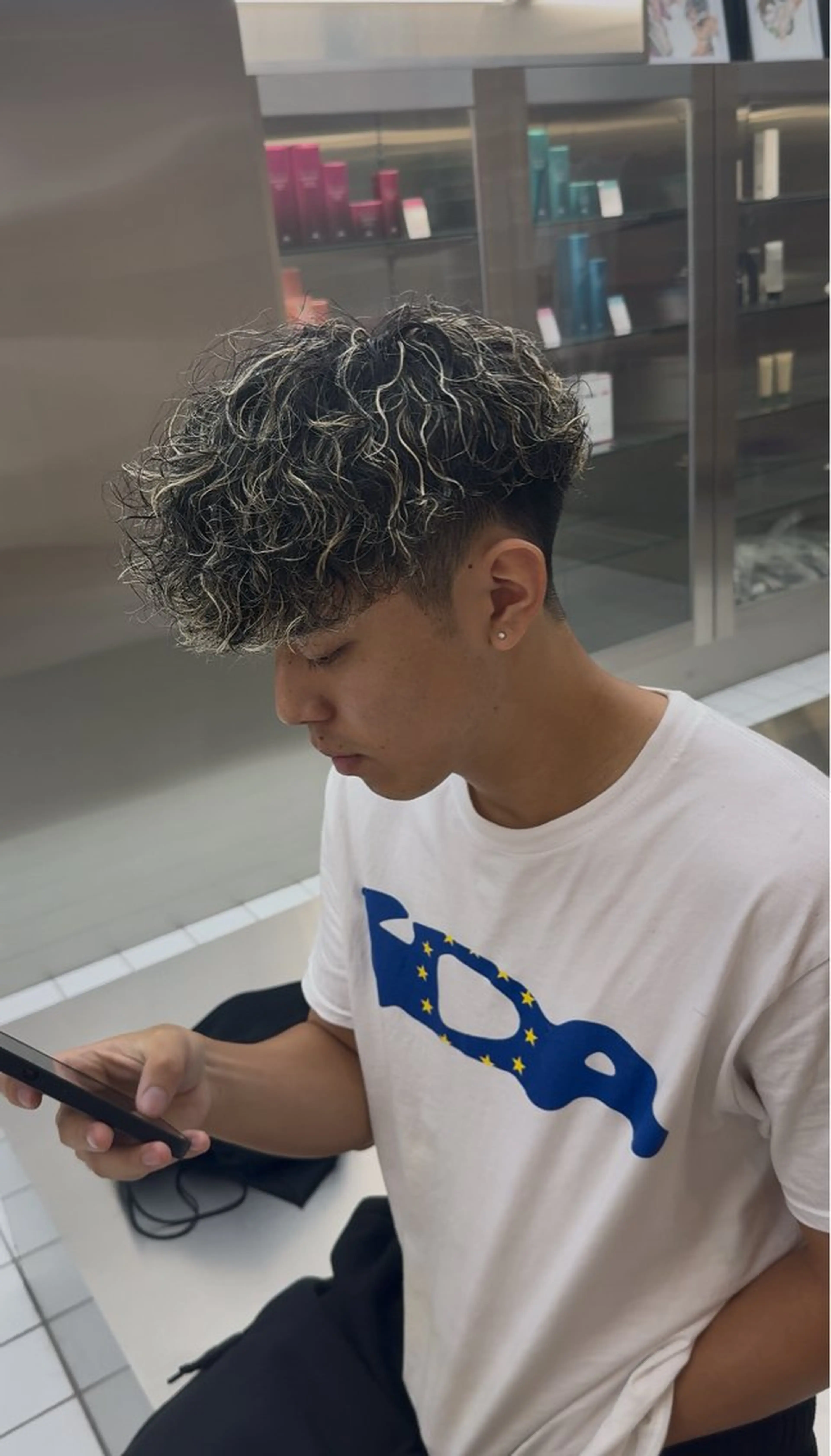 カラー パーマ メンズ カット ヘアカラー パーマ 【fifth】立野 涼太のヘアスタイル