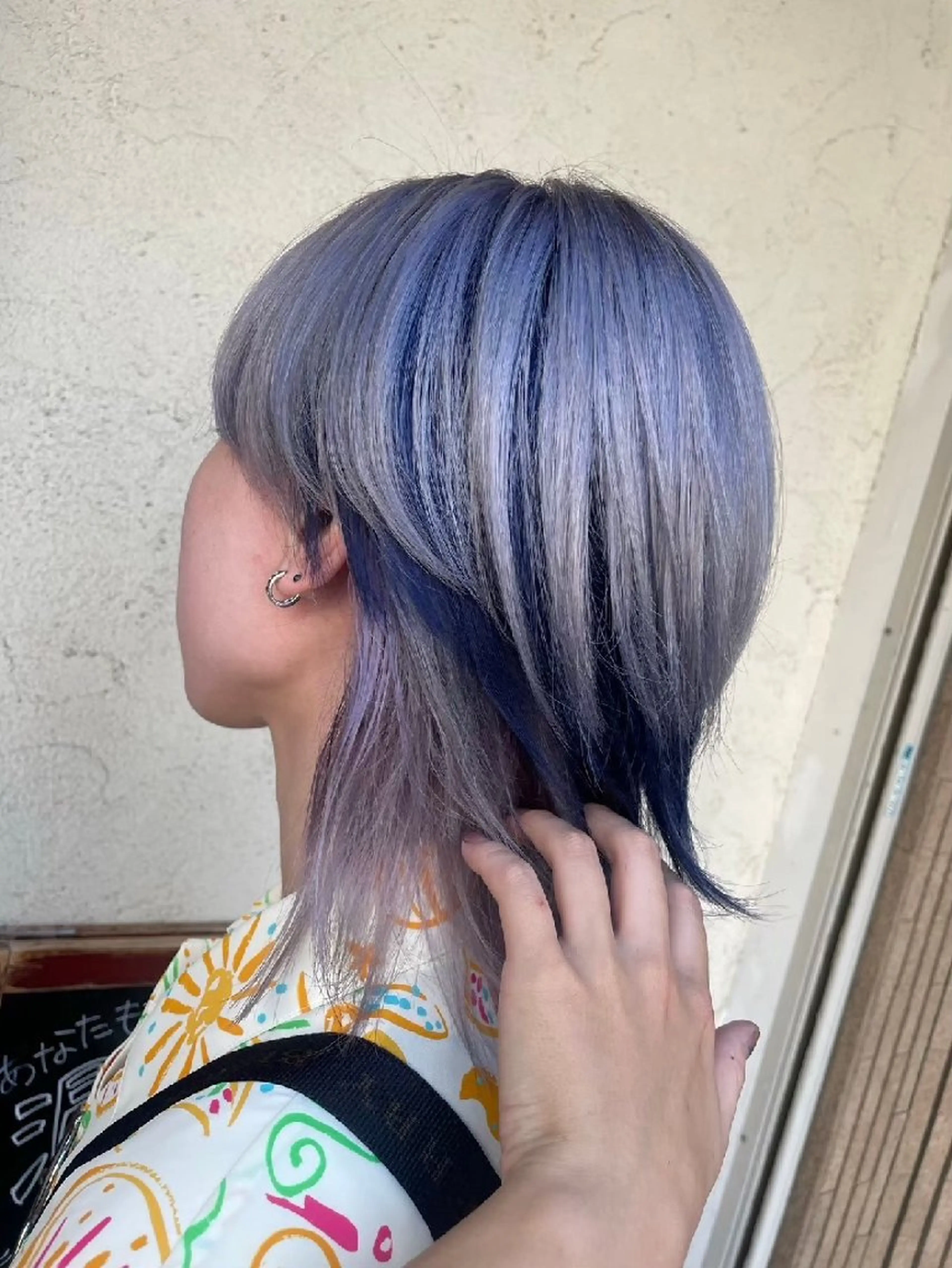 カラー 束感まつぱ🥑🤍 NATUKI🤍のヘアスタイル