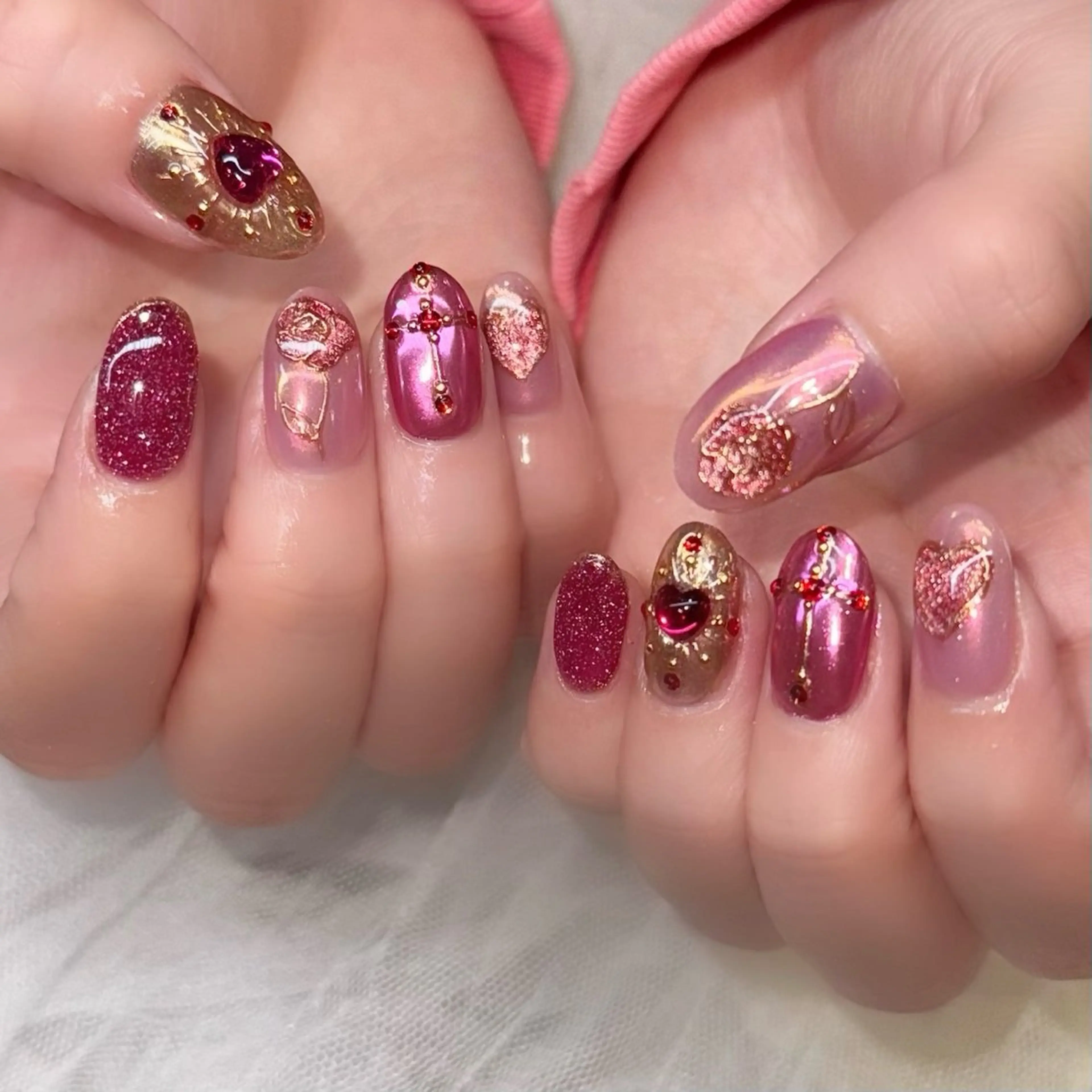 ネイル ハンドネイル 新井 ひなののネイルデザイン