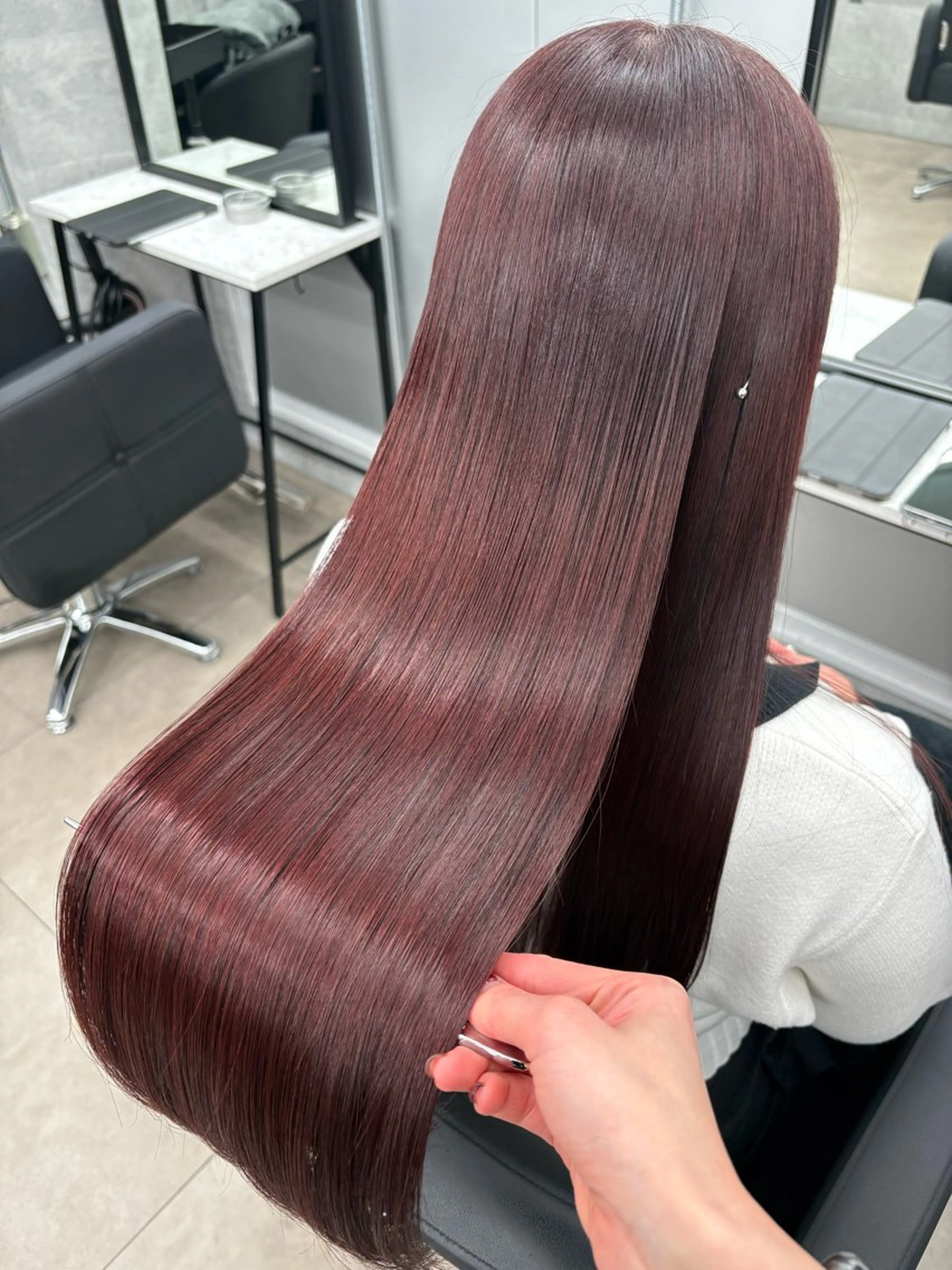 ロング カラー 髪質改善/ﾚｲﾔｰ ｶｯﾄ/店長/原島のヘアスタイル