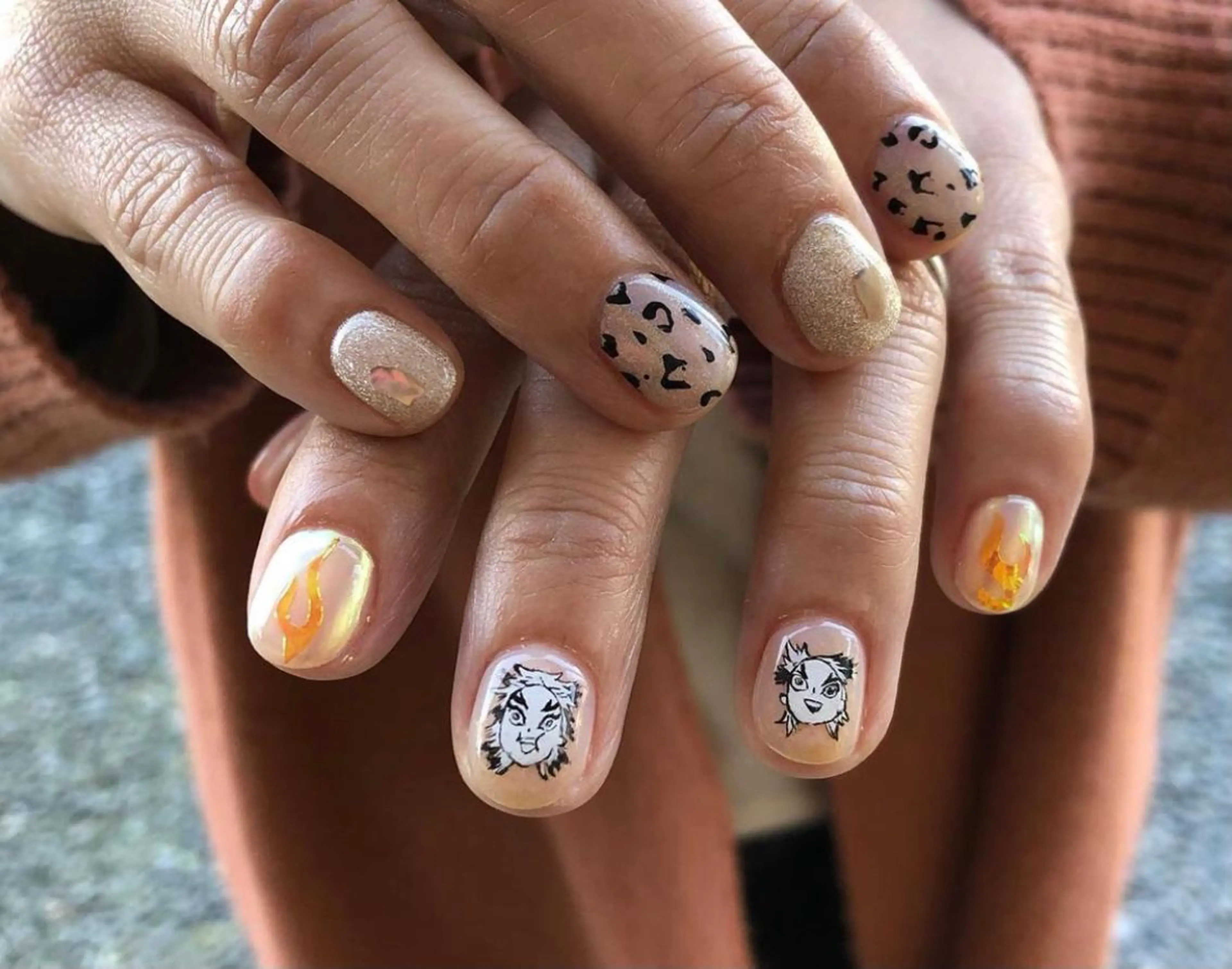 ネイル パラあり！フィルイン 美フォルムのネイルデザイン