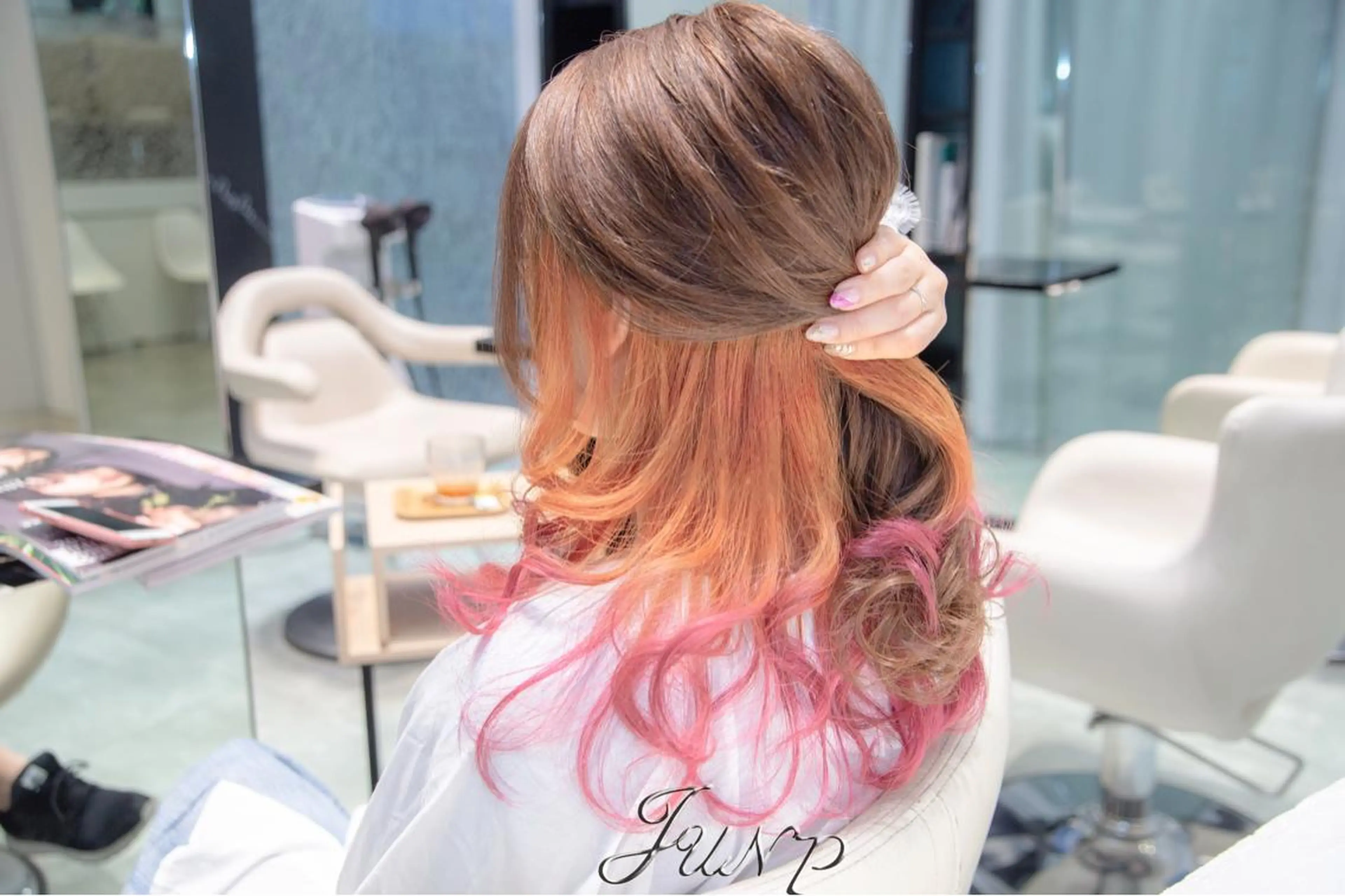 ロング カラー Re:ta Hair 飯田淳平のヘアスタイル