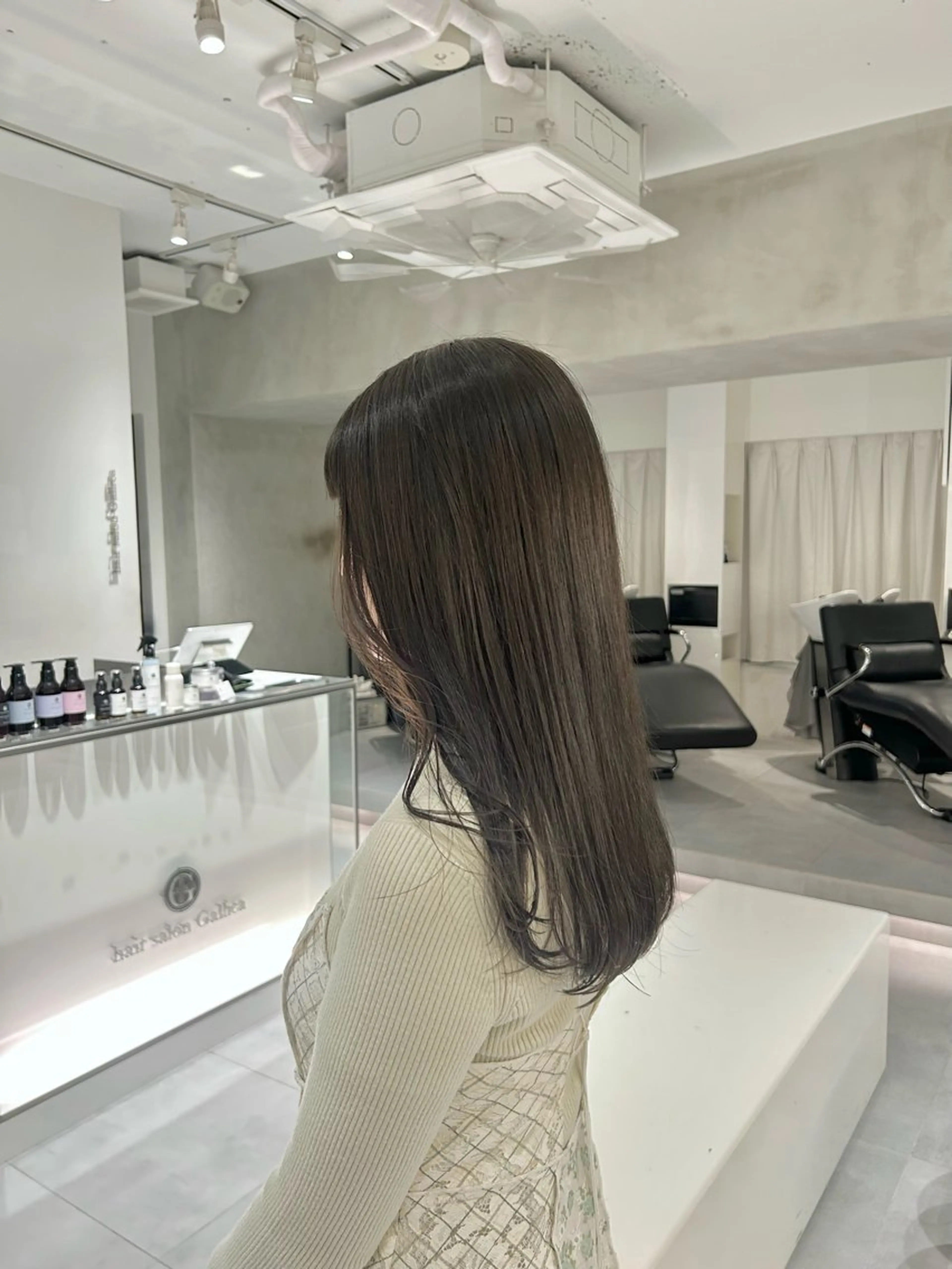 ロング カラー カット ヘアカラー 🧚つやさらhair 🧚manakaのヘアスタイル