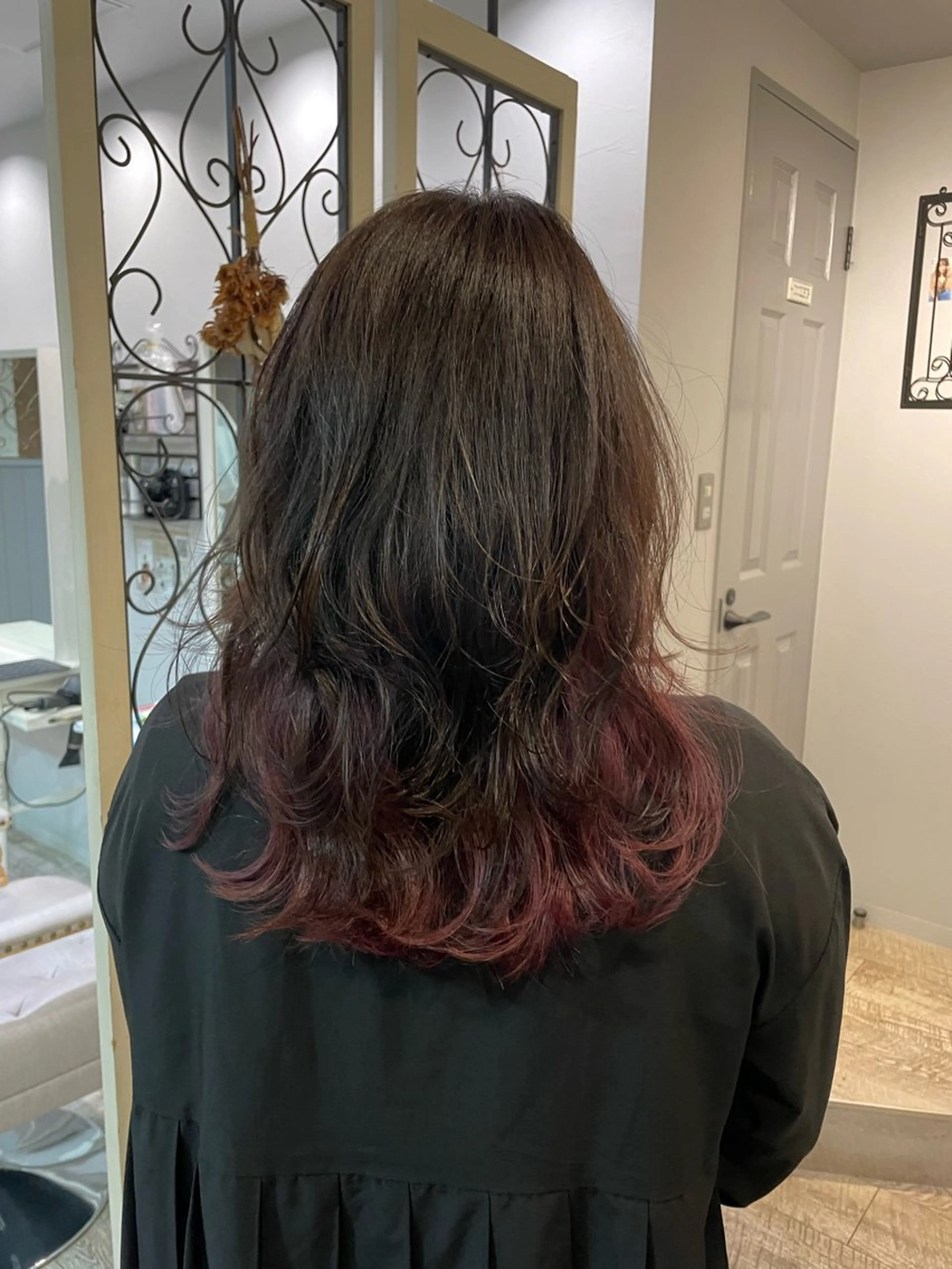 ロング 坪森 野々香のヘアスタイル