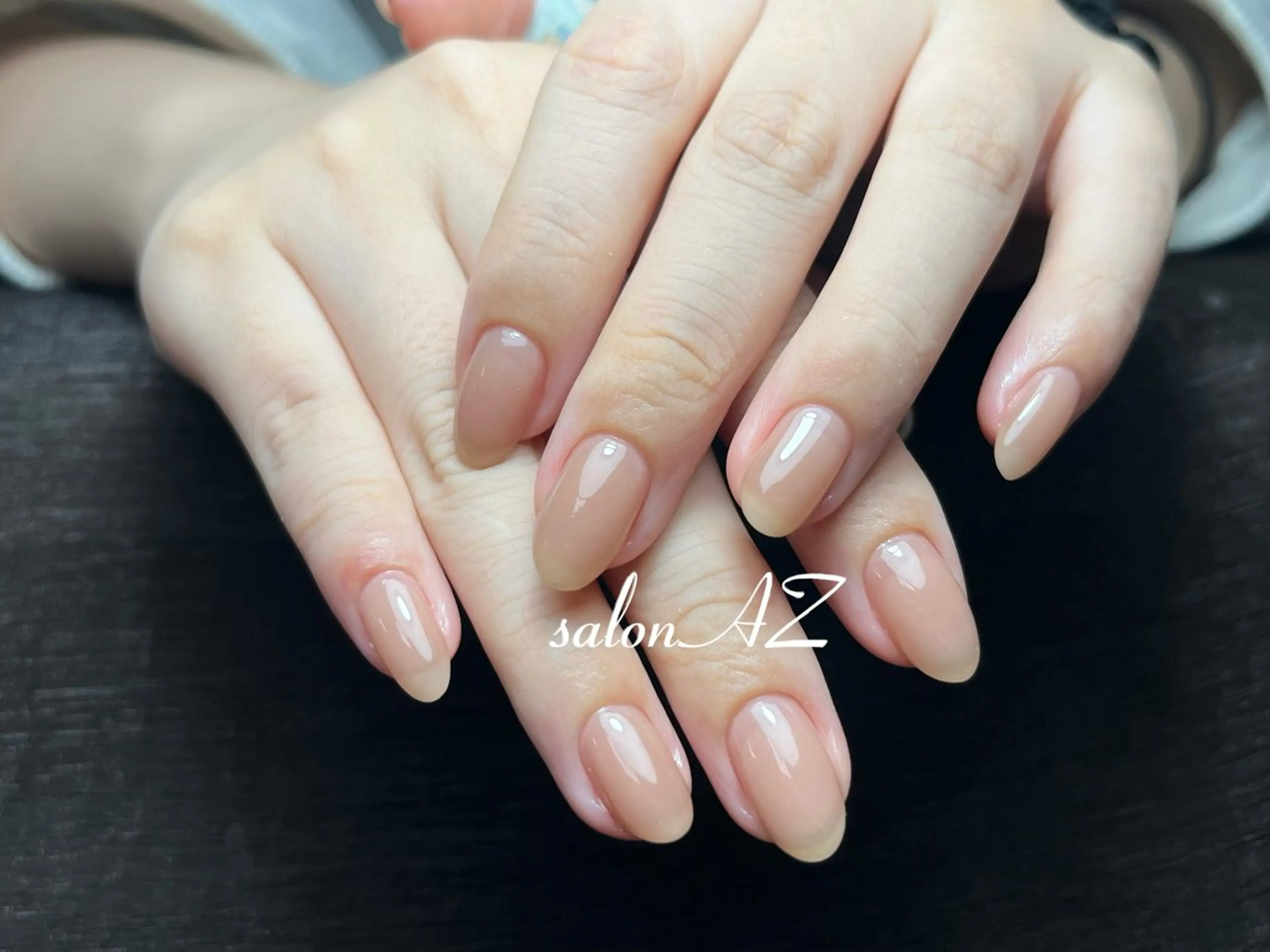 ネイル アートネイル 長さ出し フットネイル フレンチネイル ジェルネイル ハンドネイル salon AZのネイルデザイン