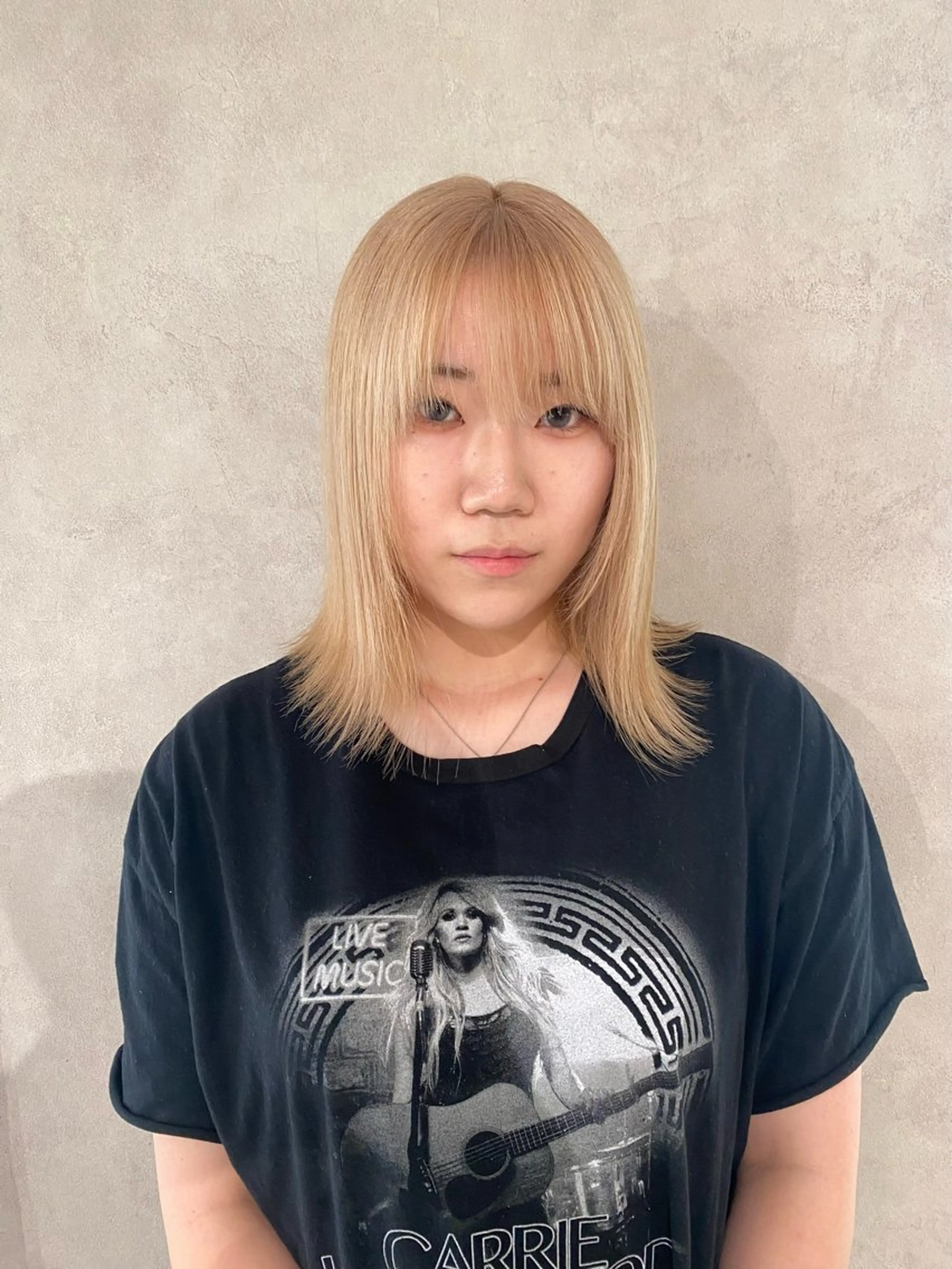 ミディアム カラー ヘアカラー ダブルカラー ブリーチ/kaitoのヘアスタイル