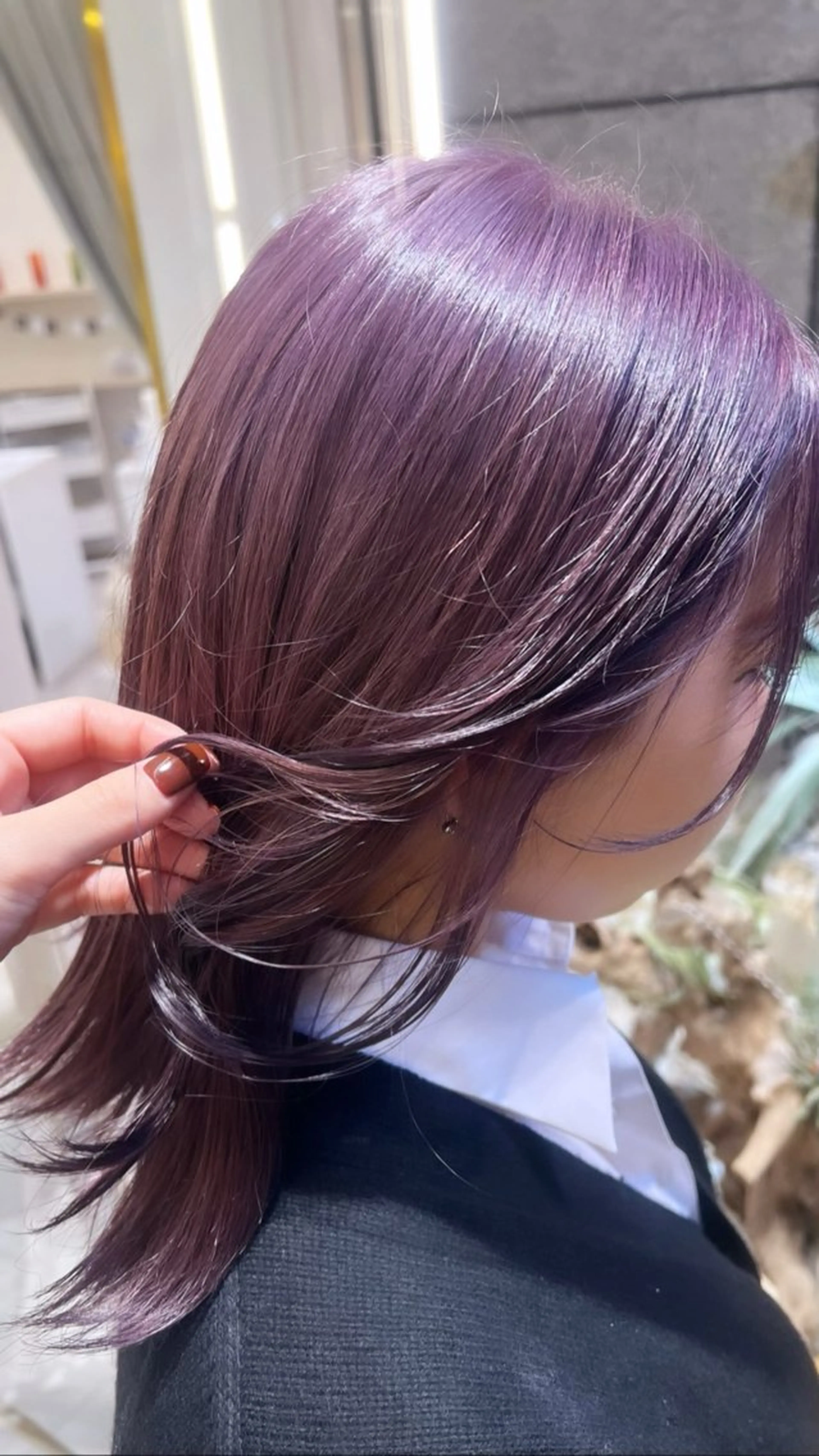 セミロング ヘアカラー 学生人気no.1 🦋ナツミのヘアスタイル