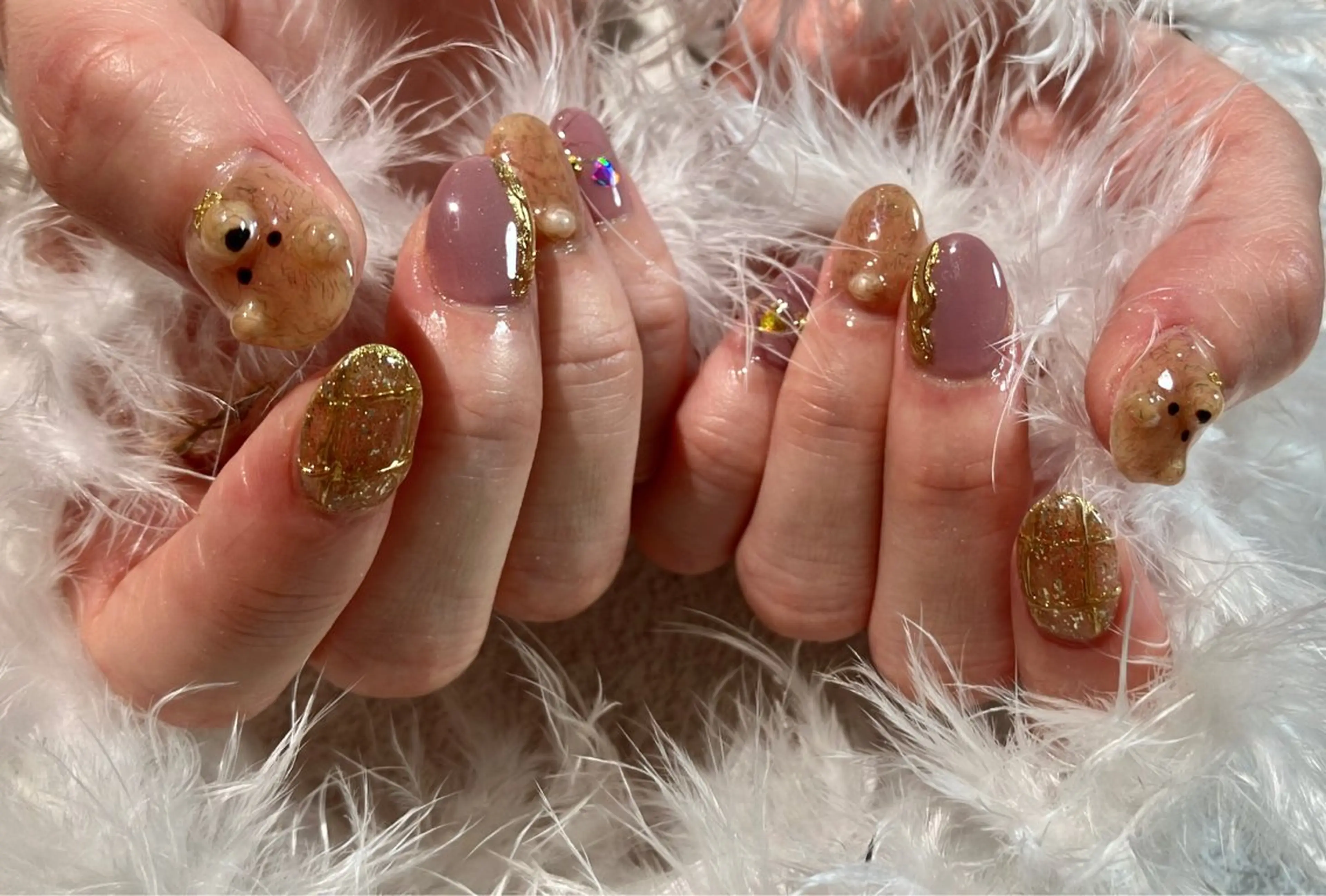 ネイル ハンドネイル たまプラーザ ANZUのネイルデザイン